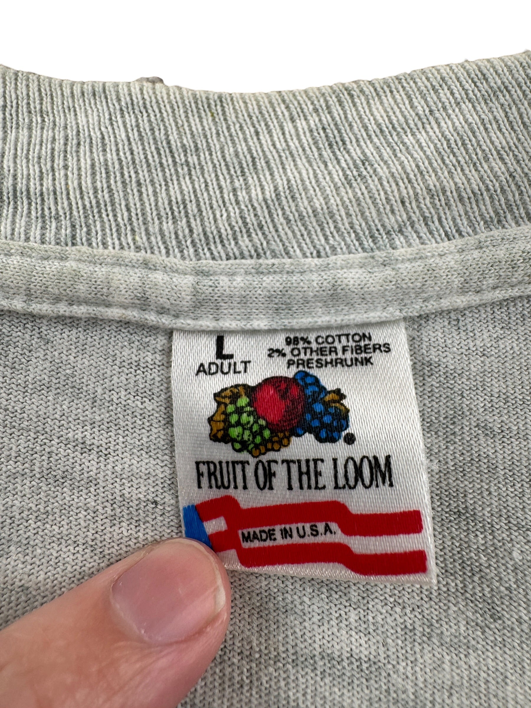 Label on Vintage Georgetown University Tee SZ L