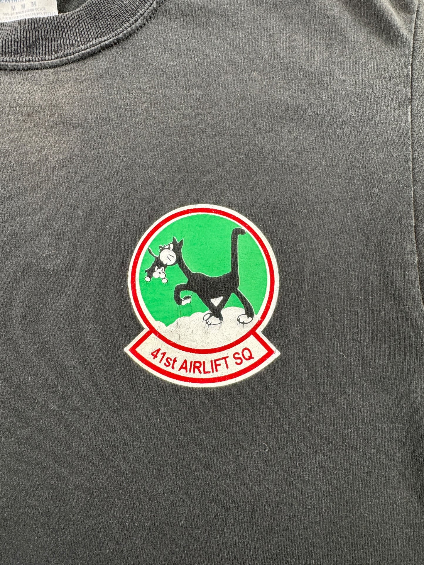 Graphic of Vintage 41st Airlift Military Tee SZ M