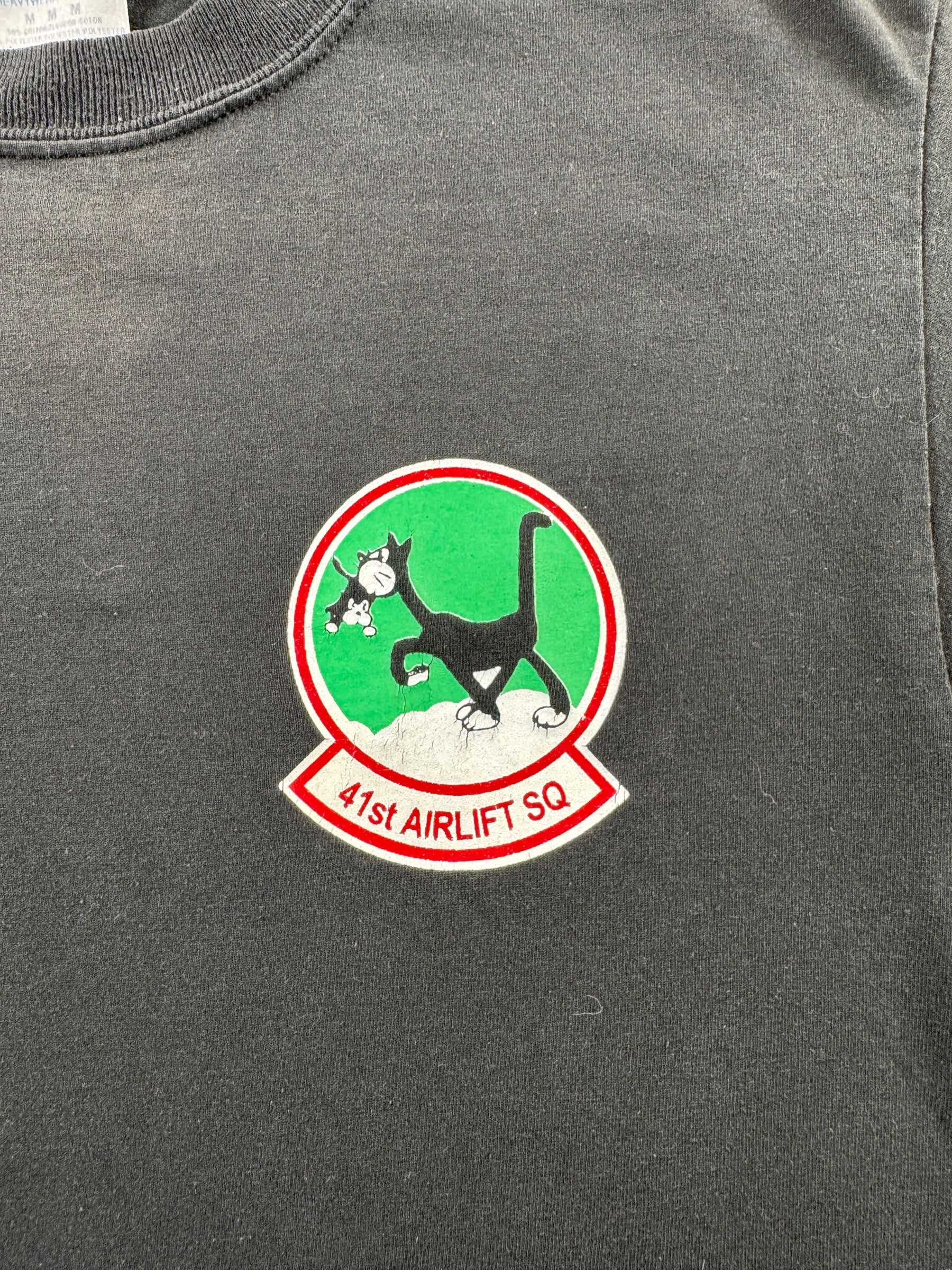 Graphic of Vintage 41st Airlift Military Tee SZ M