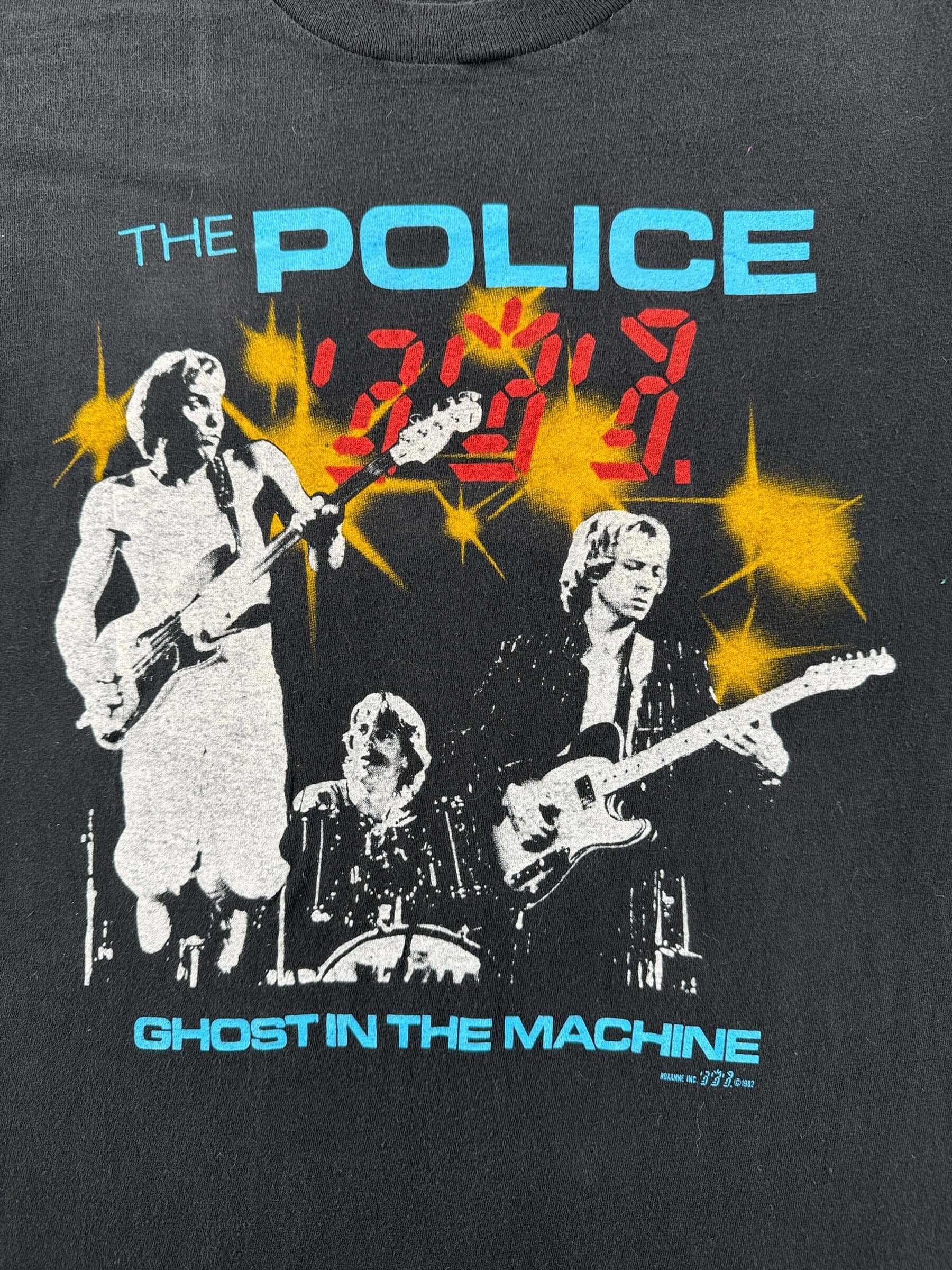 Graphic of Vintage The Police Ghost In The Machine Tee SZ L (Fits S)