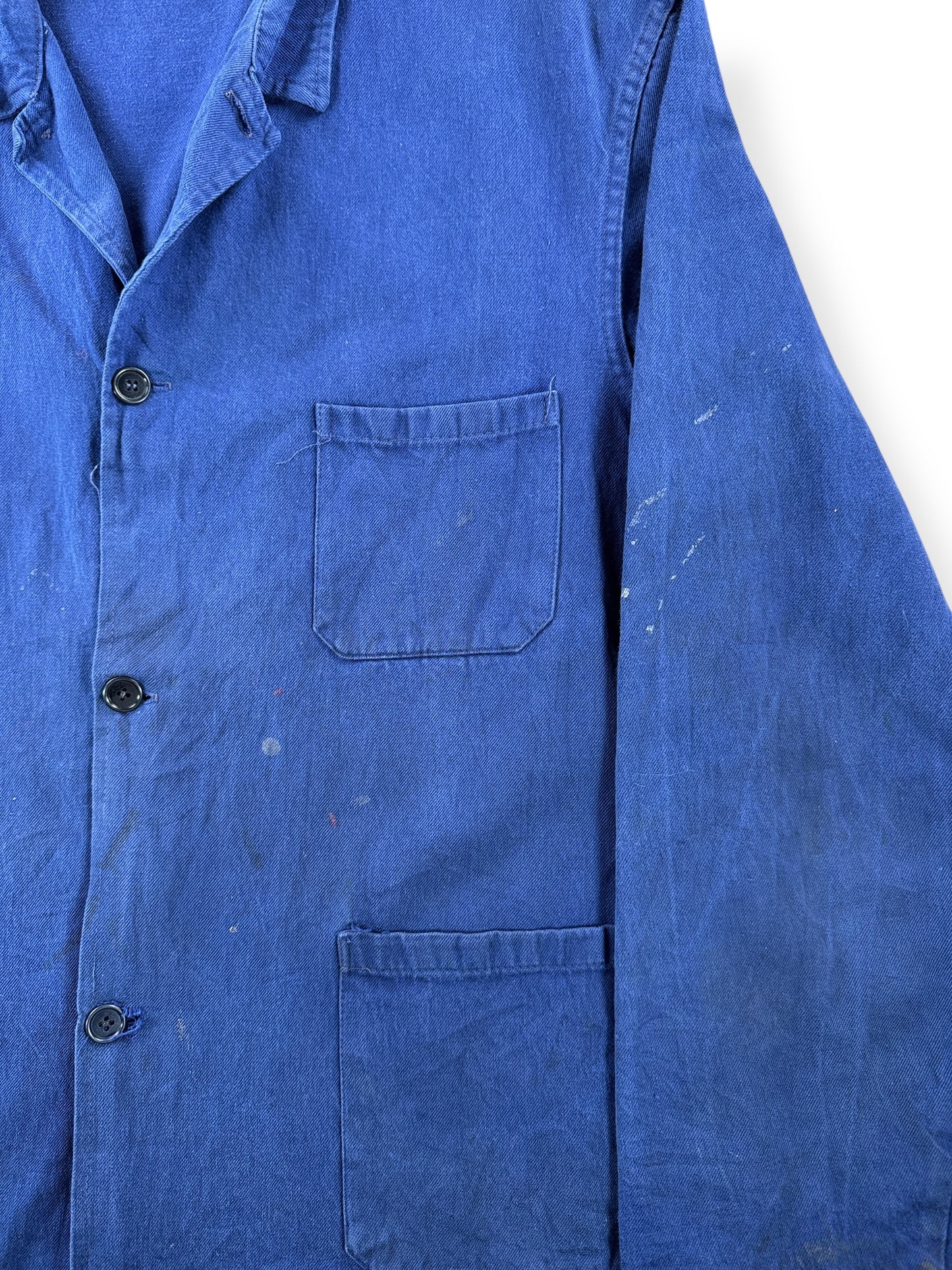 Wear on Vintage Zeta French Chore Coat SZ L