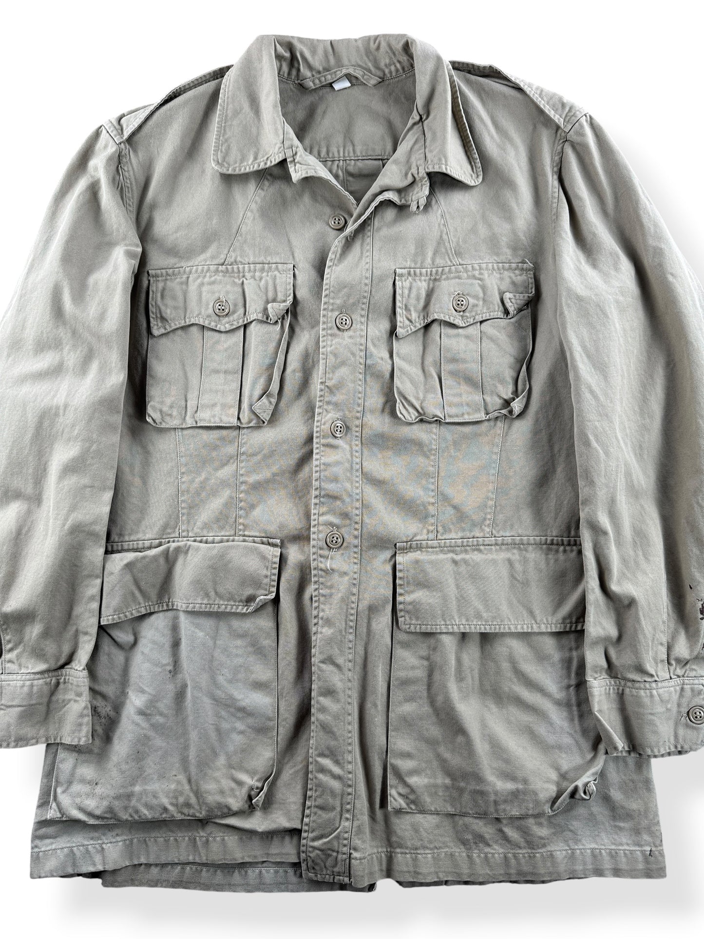 Close-up of Vintage Korean War USAF Bush Jacket SZ M