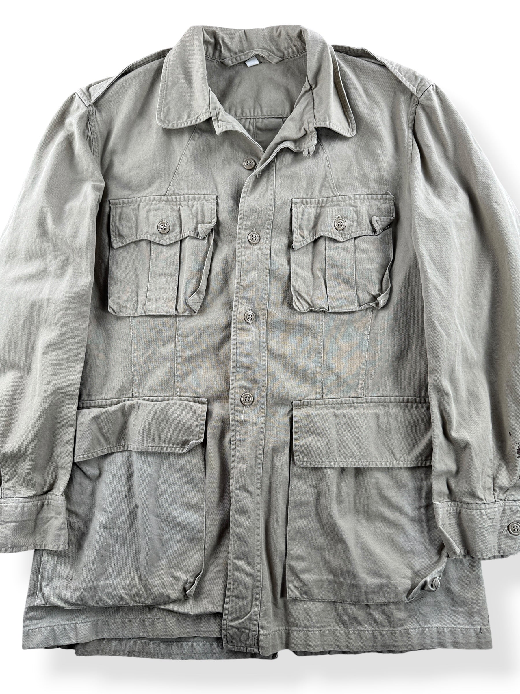 Close-up of Vintage Korean War USAF Bush Jacket SZ M