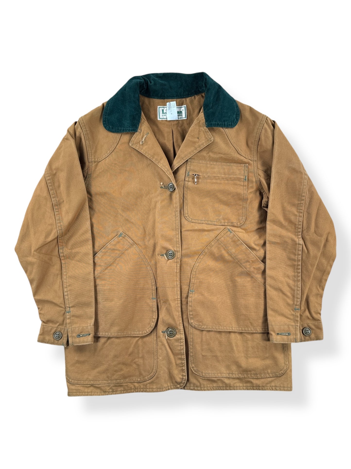 Front of Vintage LL Bean Barn Coat SZ S