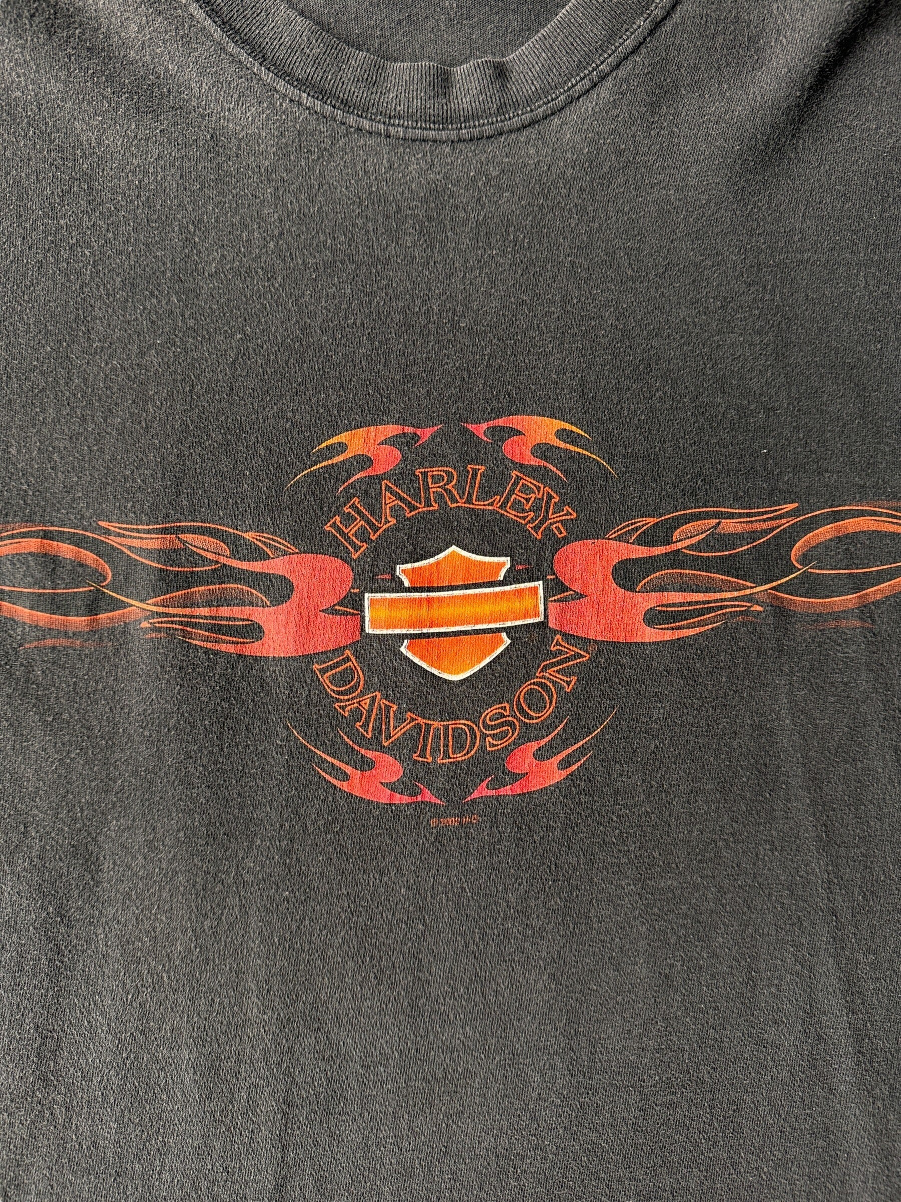 Front Graphic of Eagle Rock Harley Davidson Shop Tee SZ XL