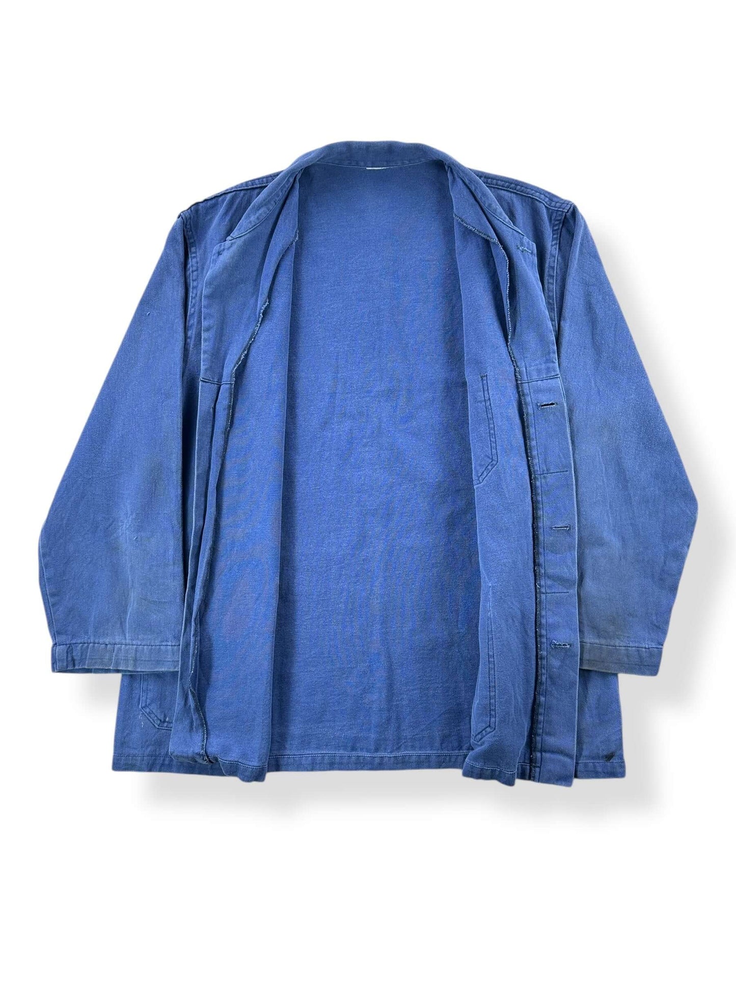 Inside of Vintage French Chore Coat SZ XL