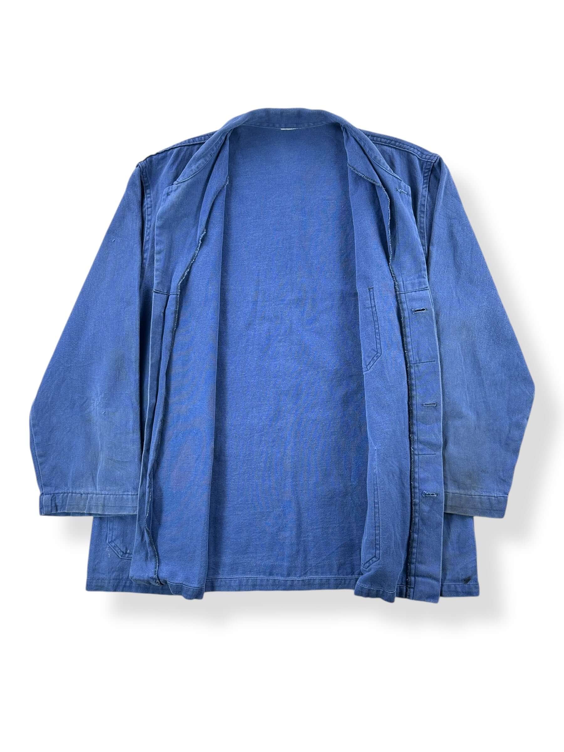 Inside of Vintage French Chore Coat SZ XL
