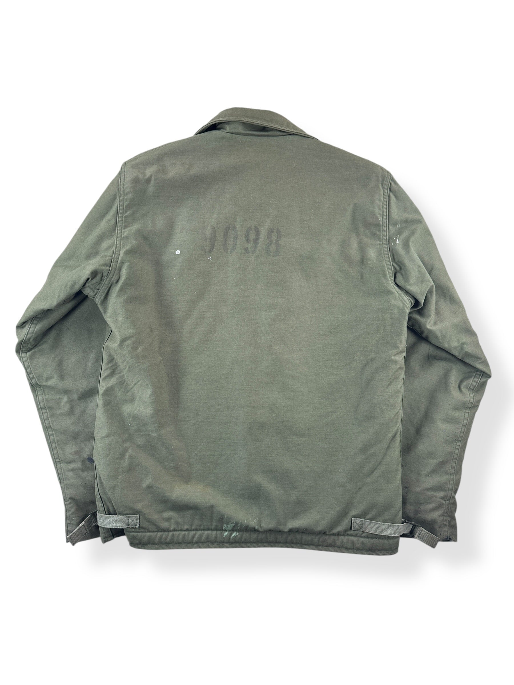 Back of Vintage USN A-2 Cold Weather Deck Jacket SZ M