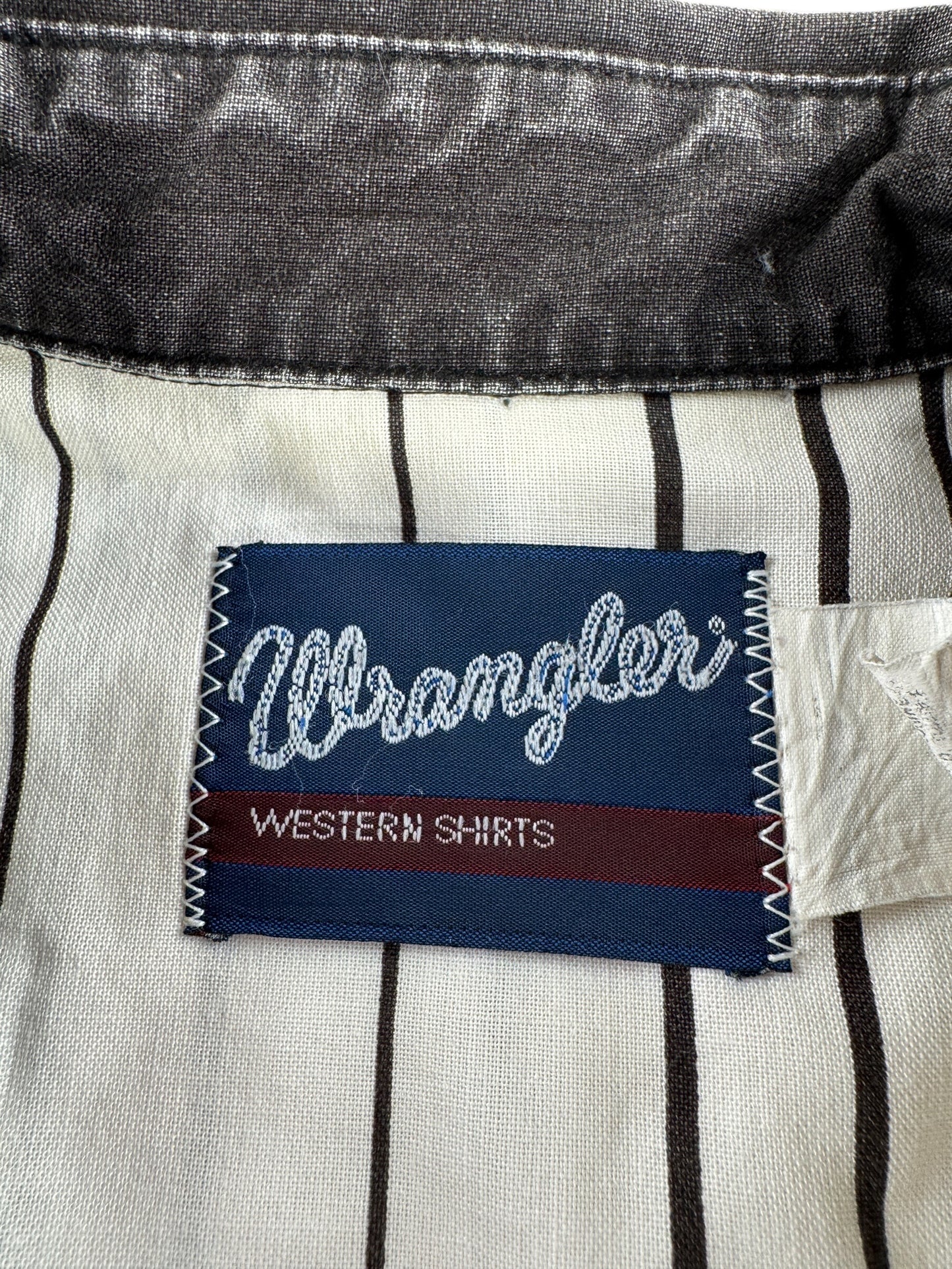 Tag on Vintage Wrangler Two Face Brushpopper Shirt SZ M