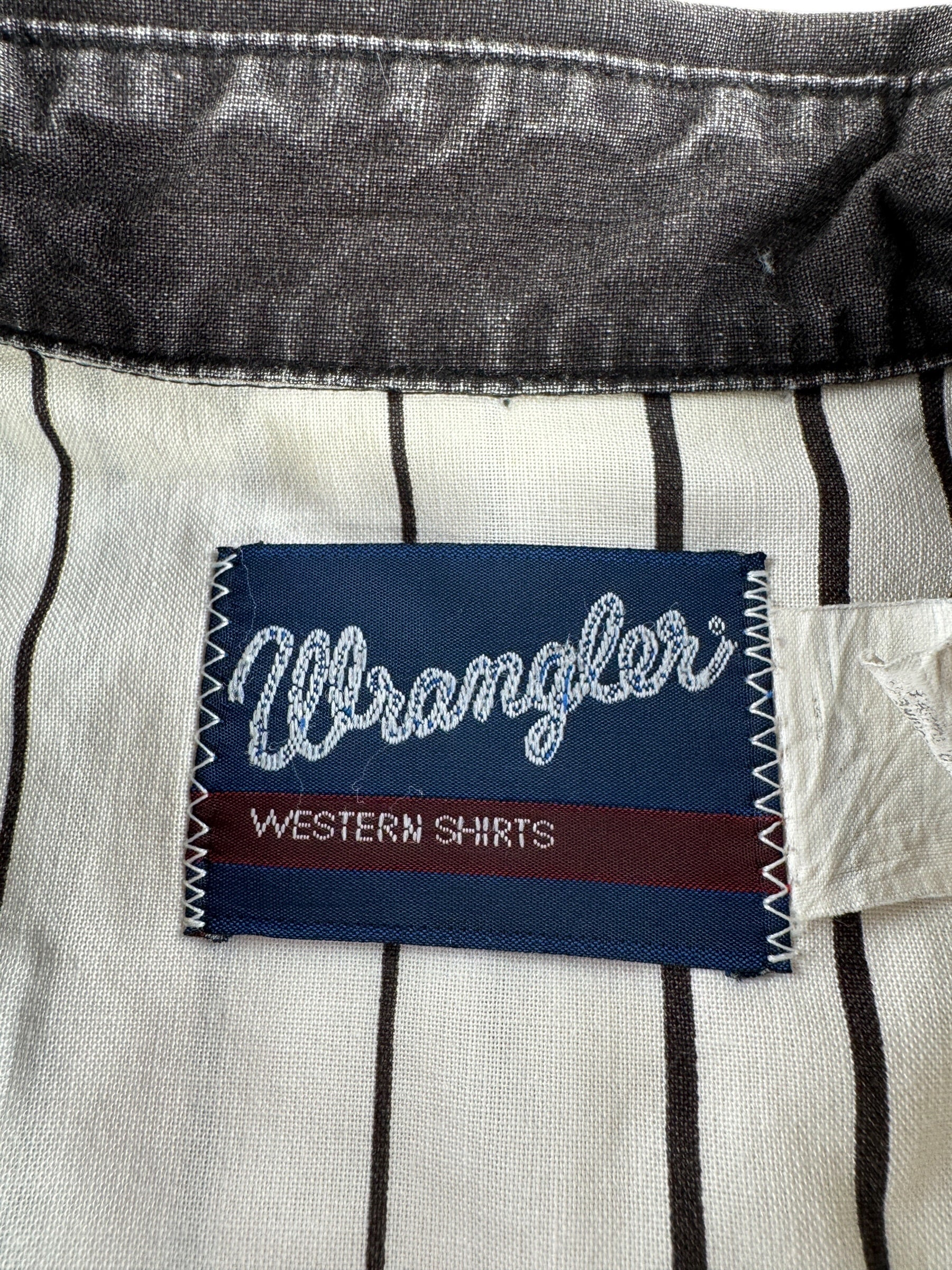 Tag on Vintage Wrangler Two Face Brushpopper Shirt SZ M