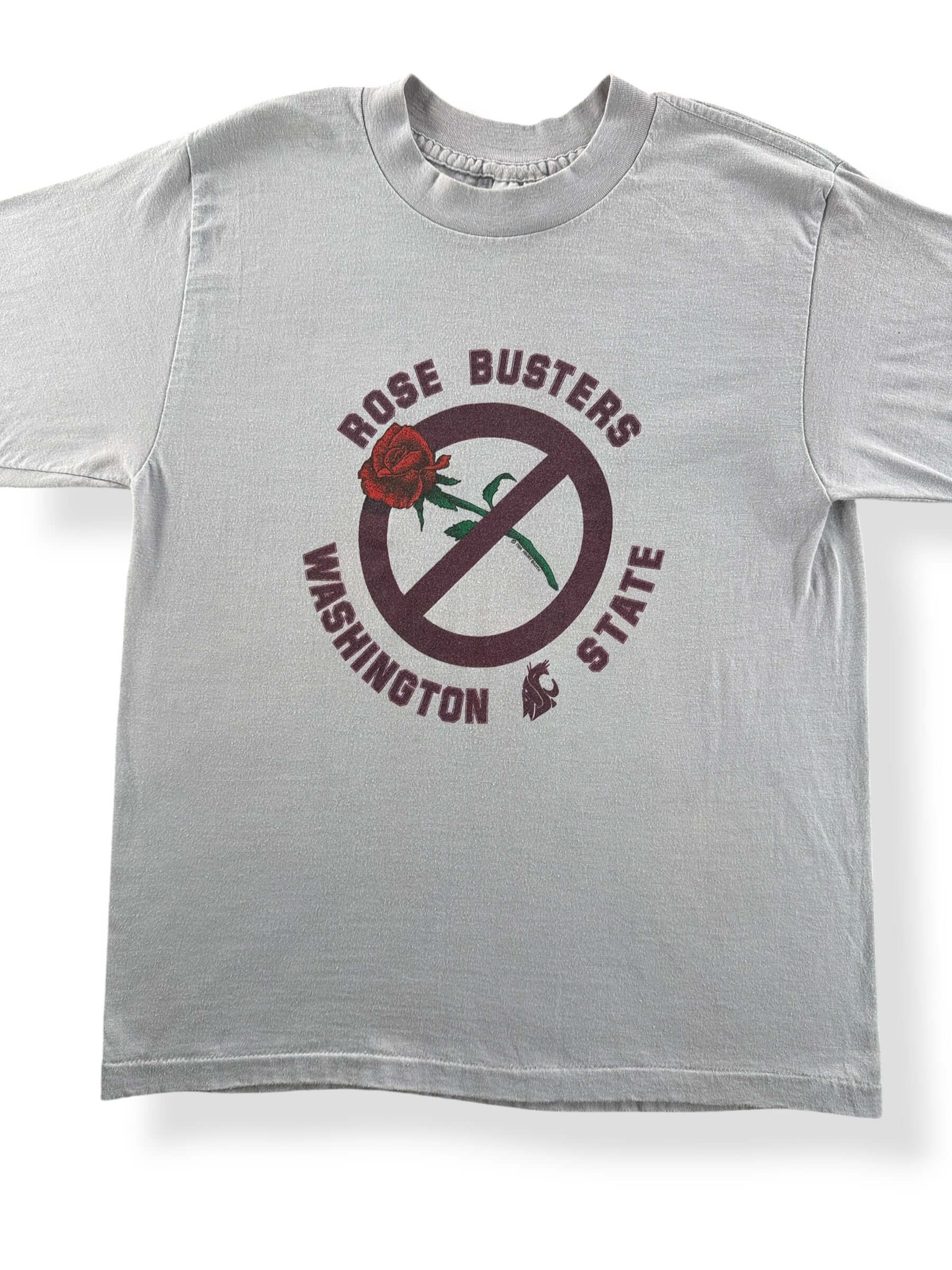 Front Close Up of Vintage Rose Busters Cougars Tee SZ L
