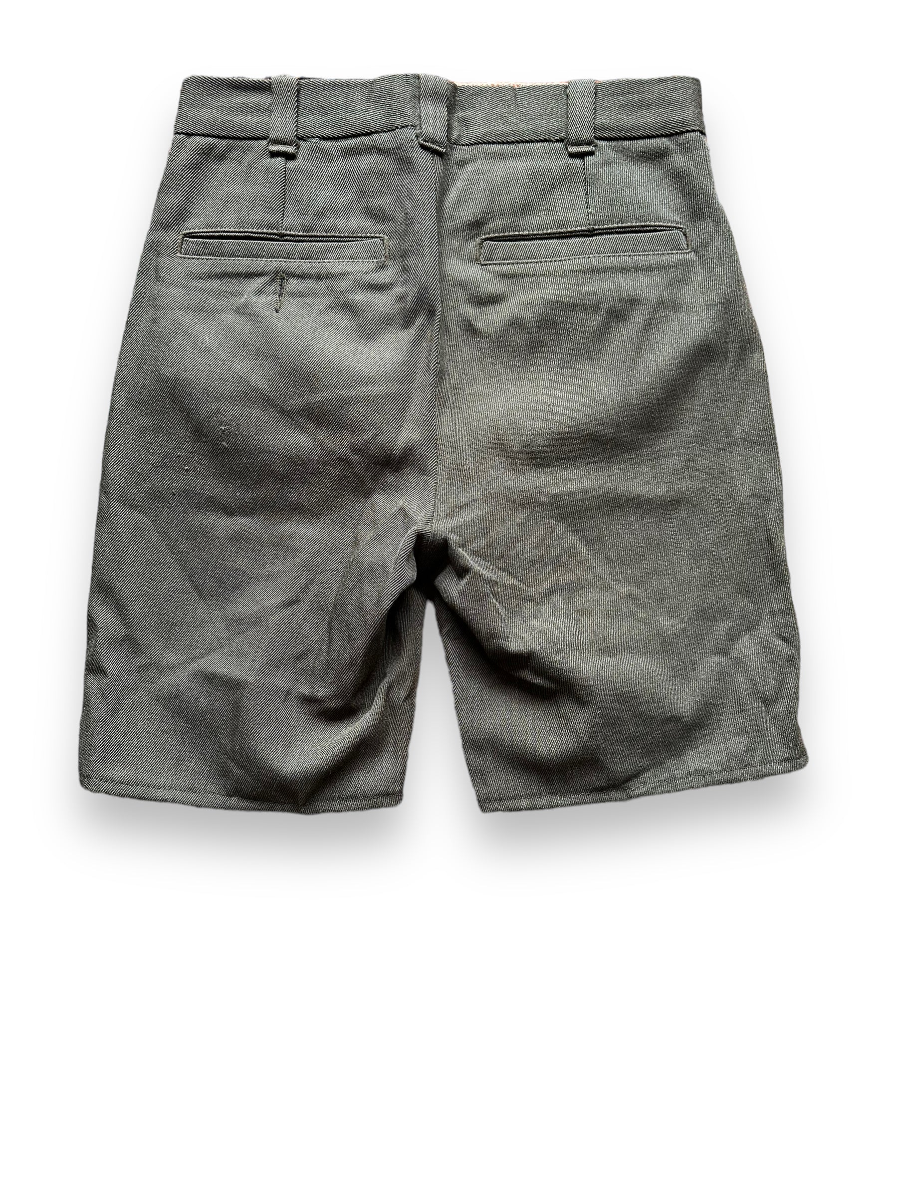 Rear View of Vintage Filson Whipcord Shorts W30 |  Barn Owl Vintage Goods | Vintage Filson Workwear Seattle