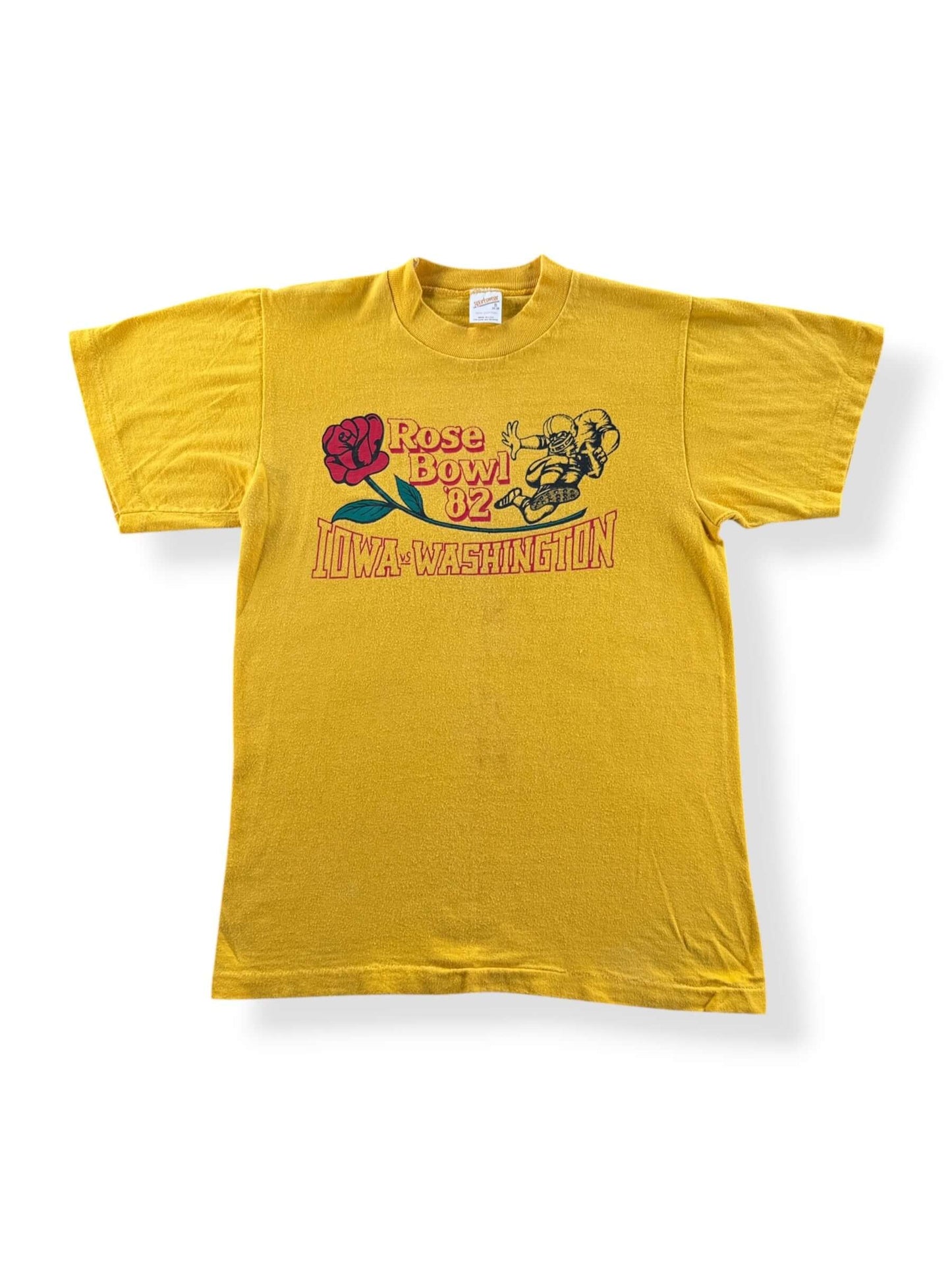 Front of Vintage 1982 UW Rose Bowl Tee SZ S (Fits XS)