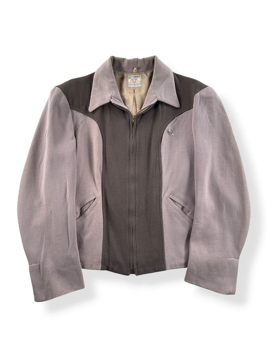 Front of Vintage Levi's Shorthorn Wool Gabardine Western Jacket SZ S