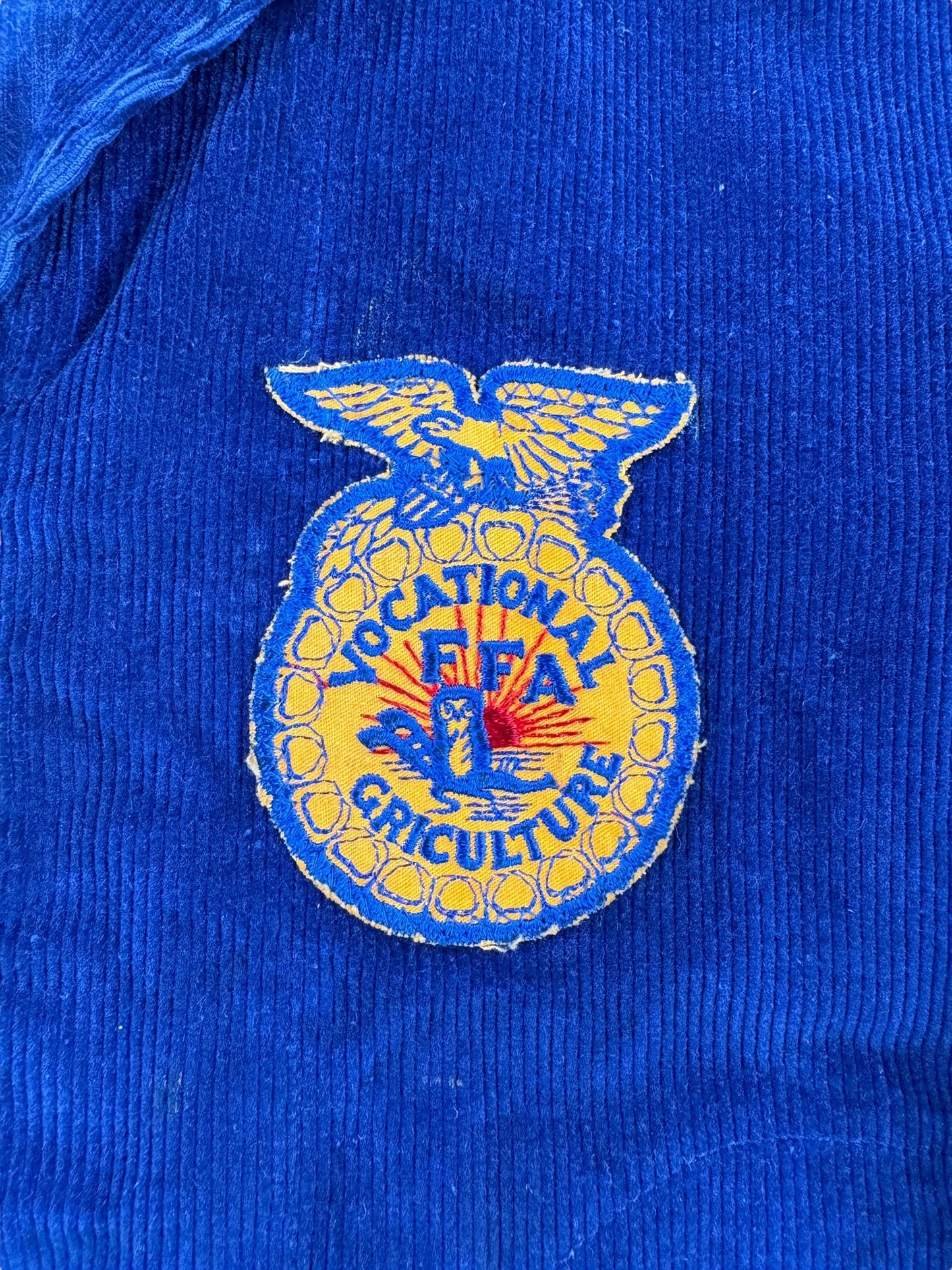 Front Patch on Vintage Minnesota Minneapolis FFA Jacket SZ 44
