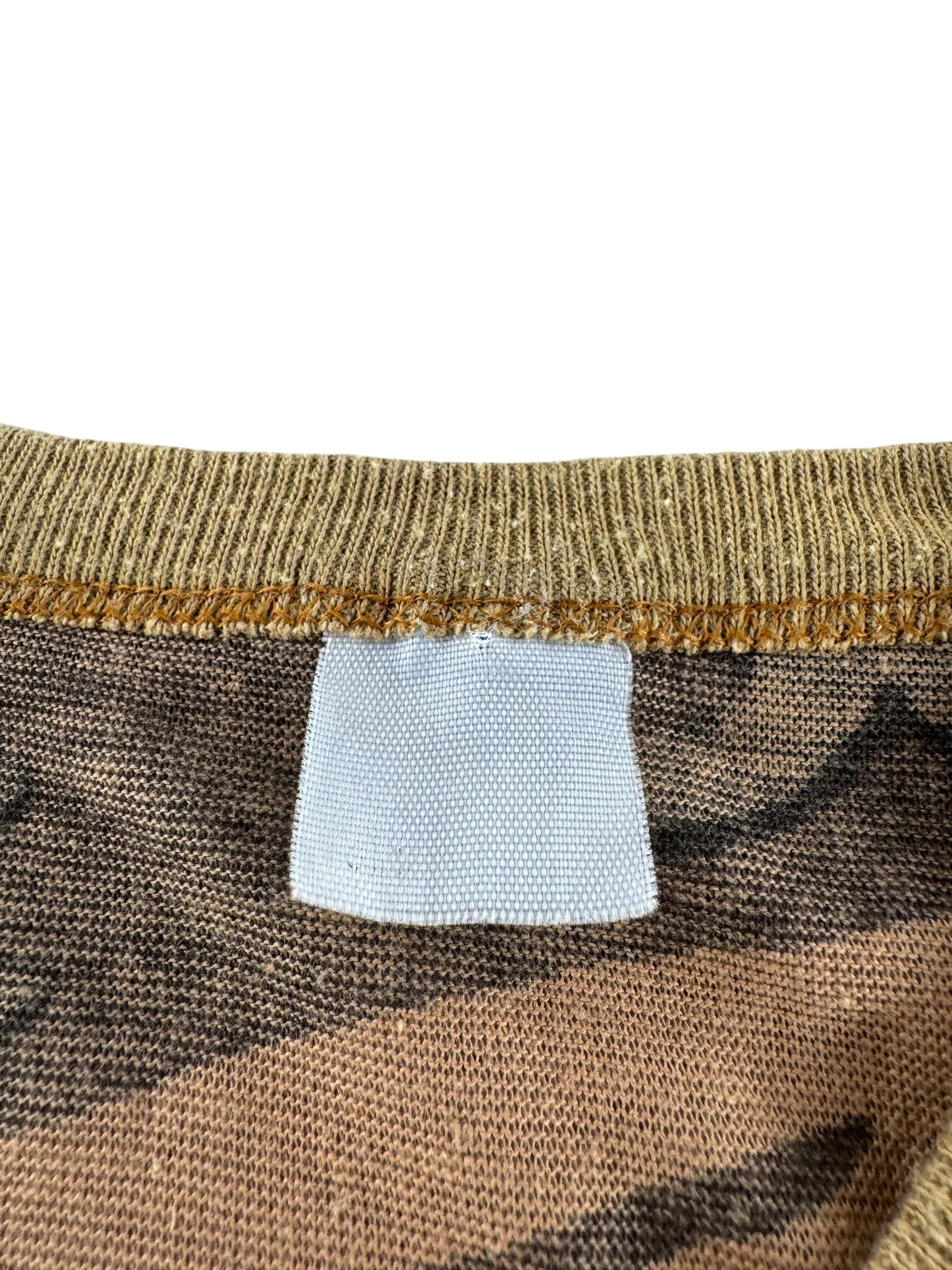 Tag on Vintage Camo Pocket Tee SZ L