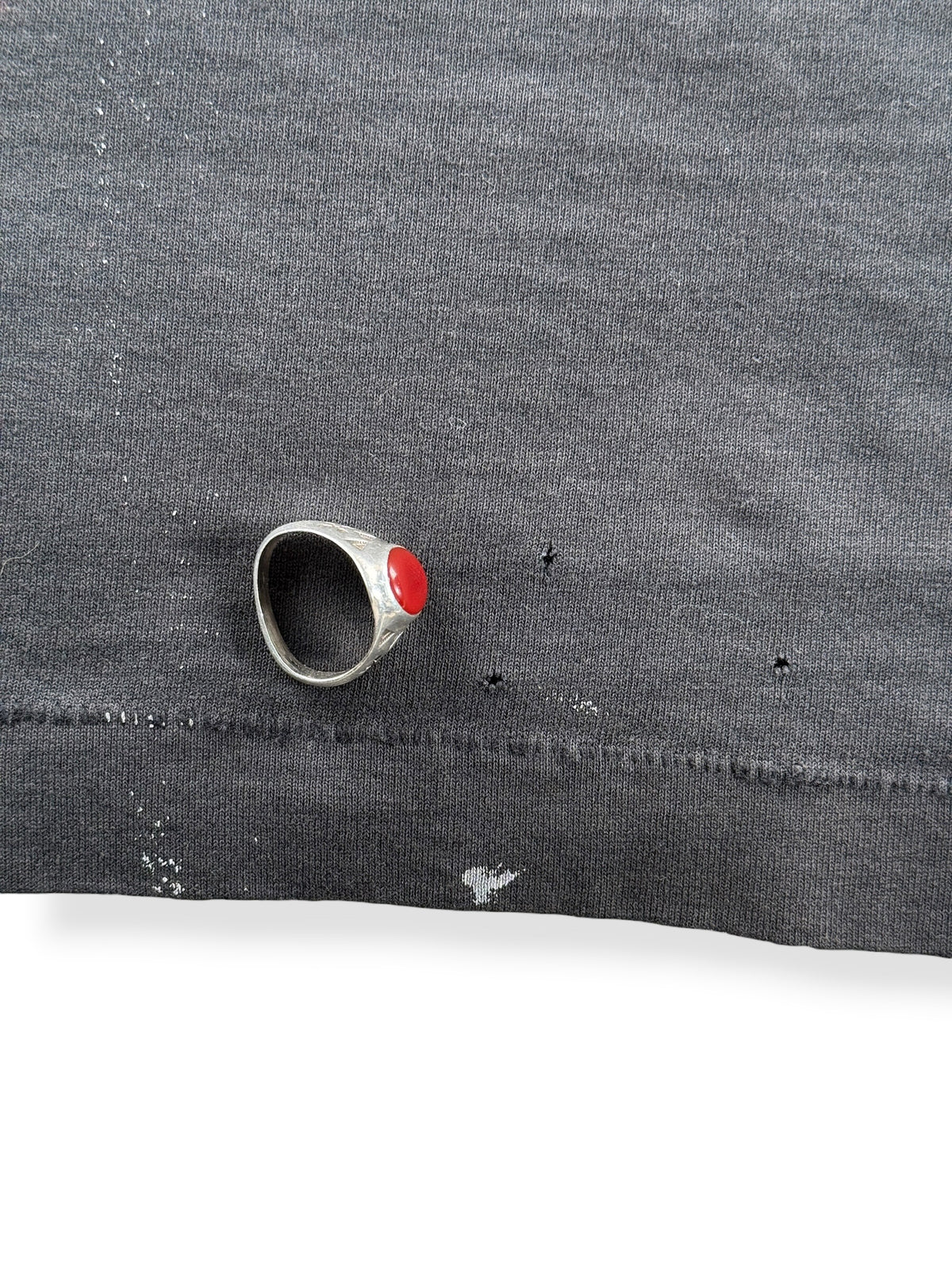 Holes on Vintage 80s Perfectly Thrashed Sex/Bar Tee SZ XL