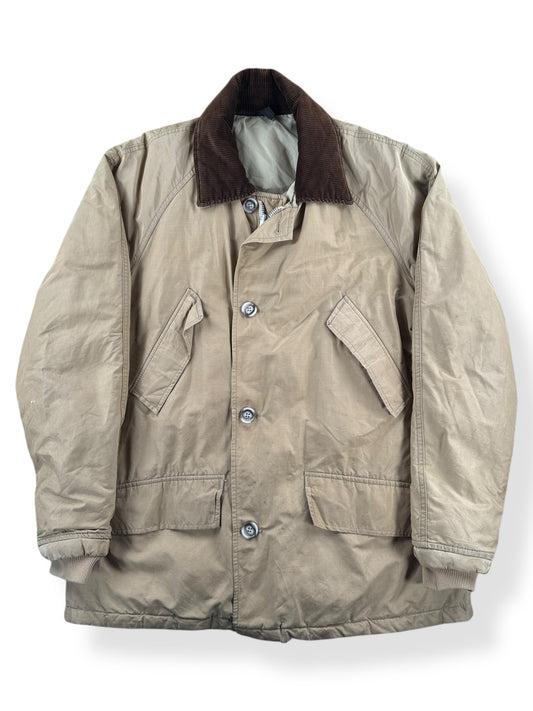 Front of Vintage L.L. Bean Script Era Down Mackinaw Jacket SZ L