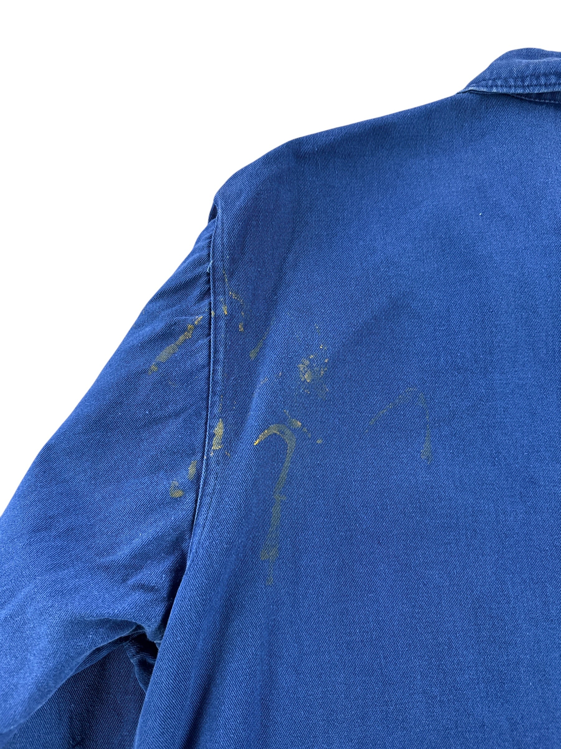 Staining on Vintage French Chore Coat SZ XL