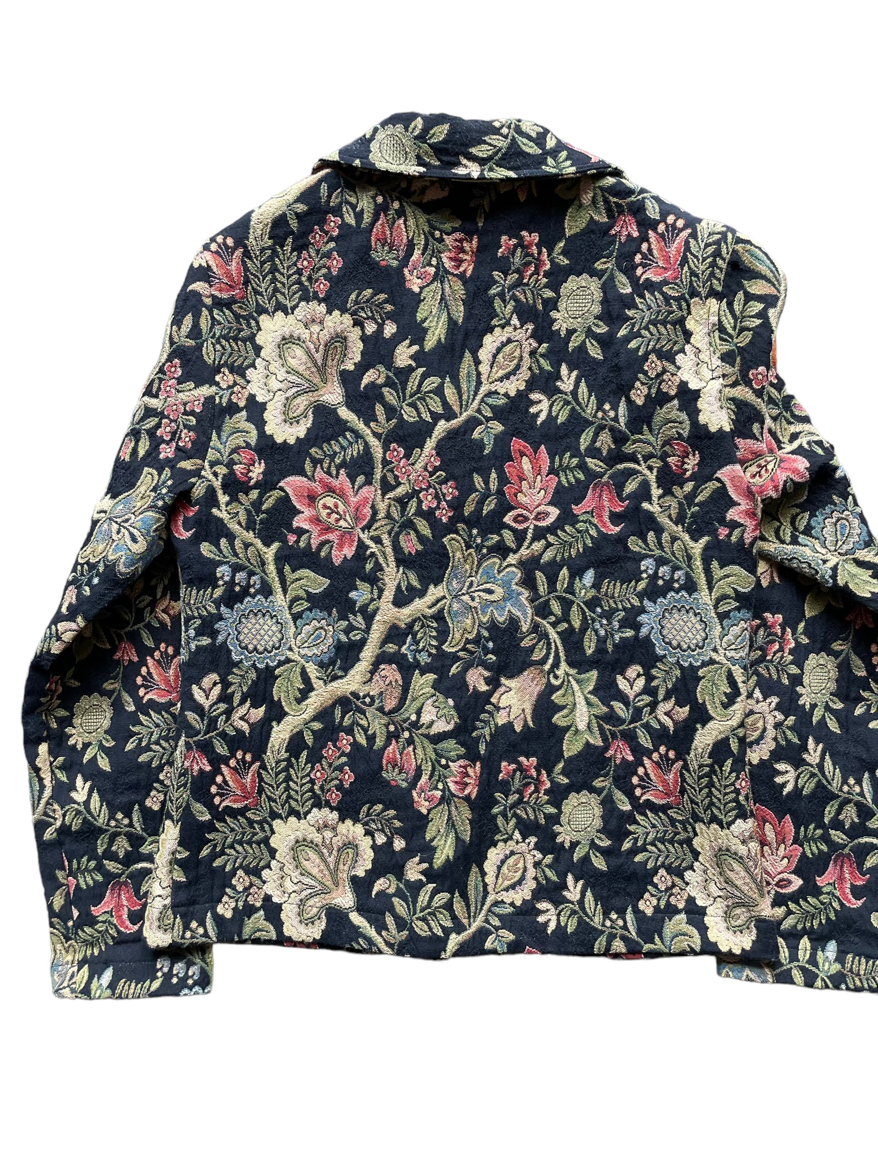 Full back view of Vintage 90s Ladies Tapestry Jacket | Seattle True Vintage | Barn Owl Ladies Clothing