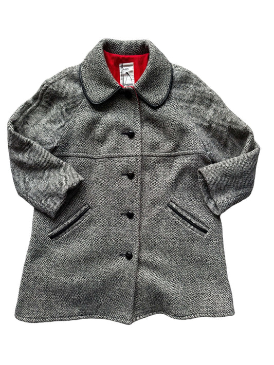 Front view of 1960s Penguin Wool Tweed Coat M-XL