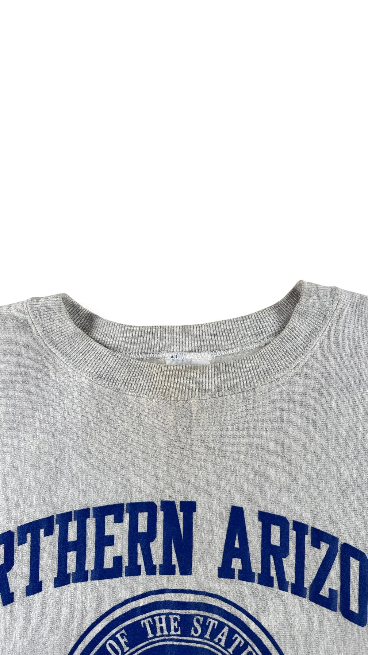 Collar on Vintage Northern Arizona Champion Reverse Weave Crewneck SZ XXL (Fits XL)