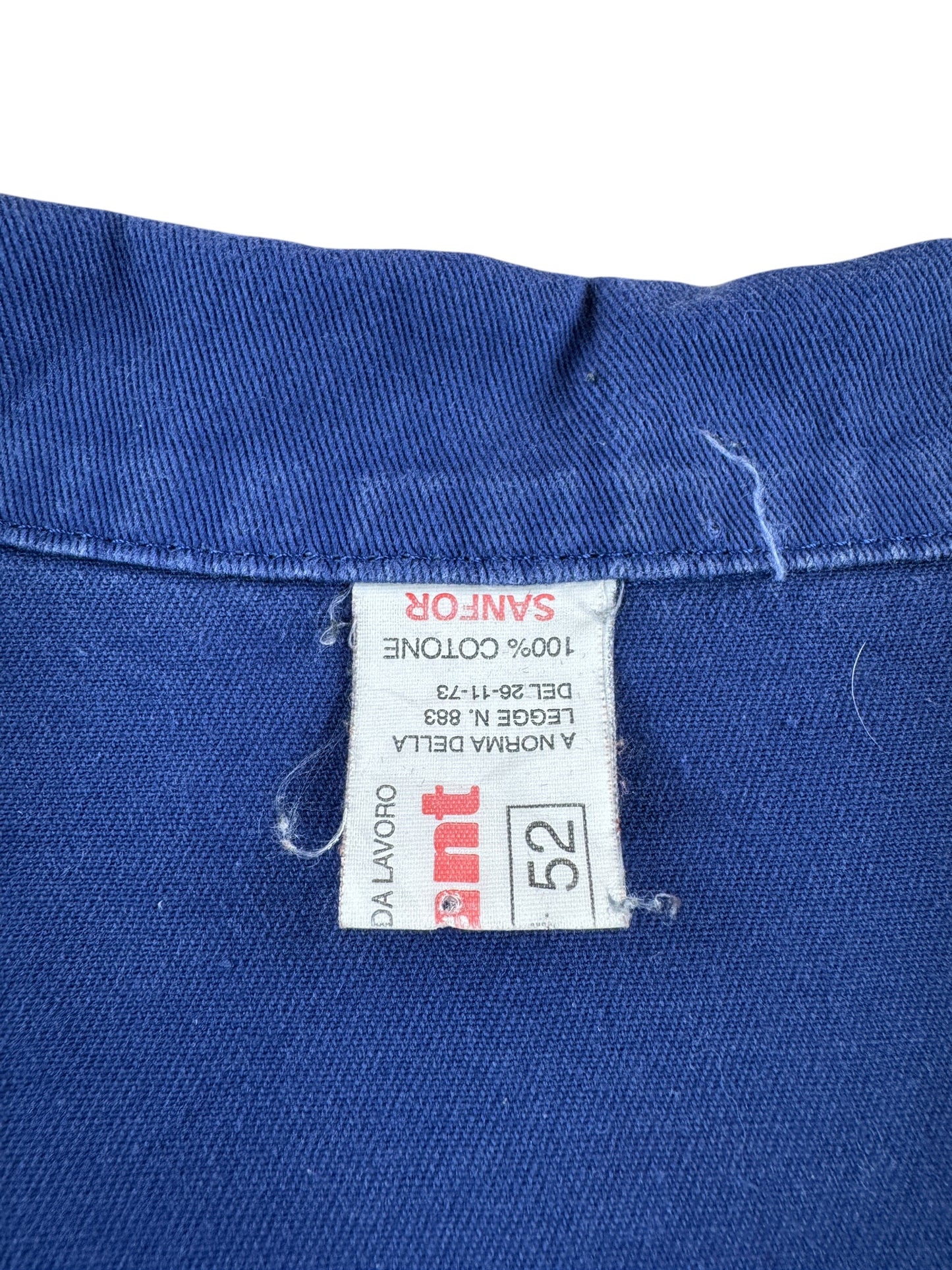 Tag on Vintage Fant French Chore Coat SZ L