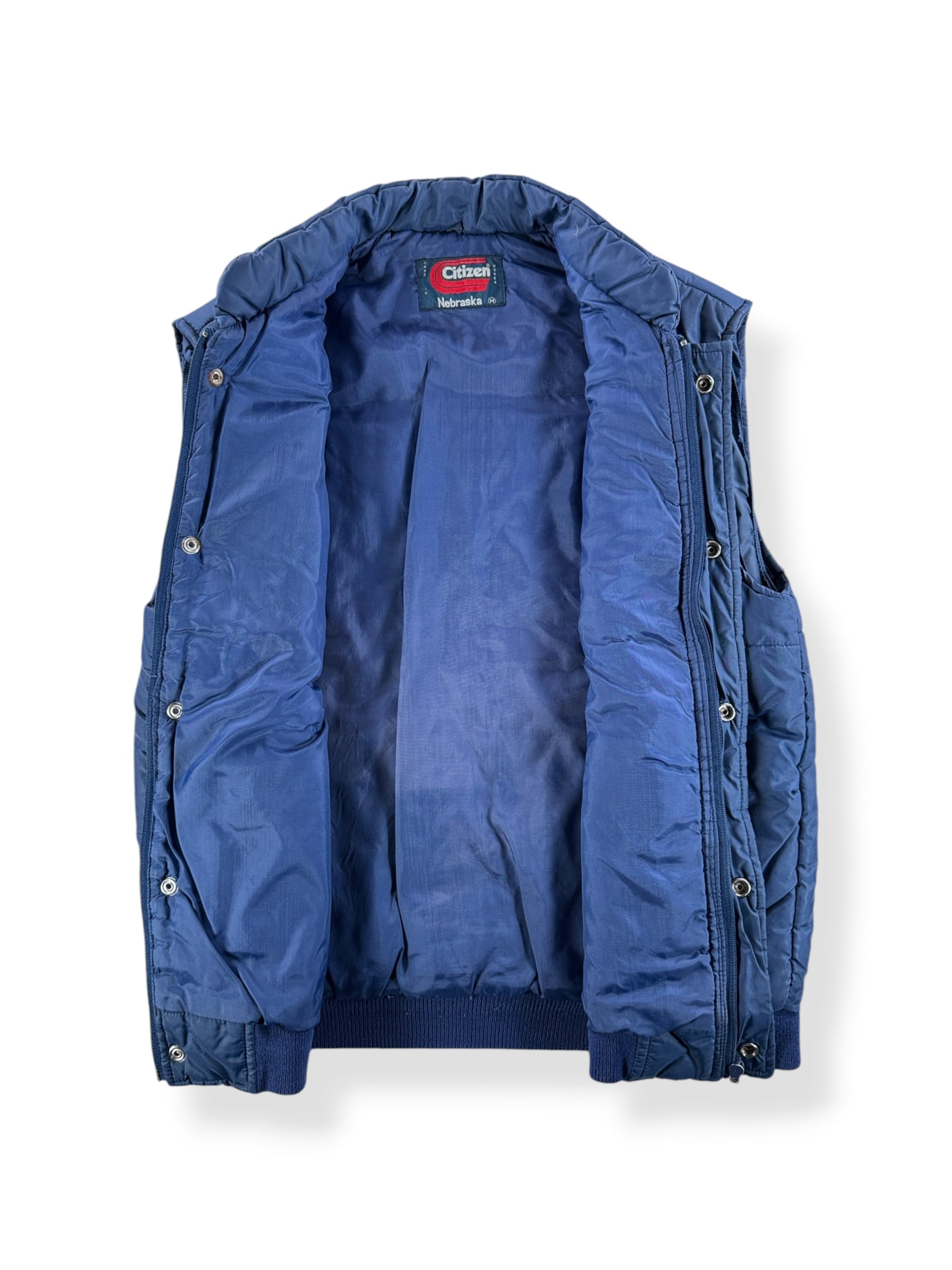Inside of Vintage Citizen Puffer Vest SZ M