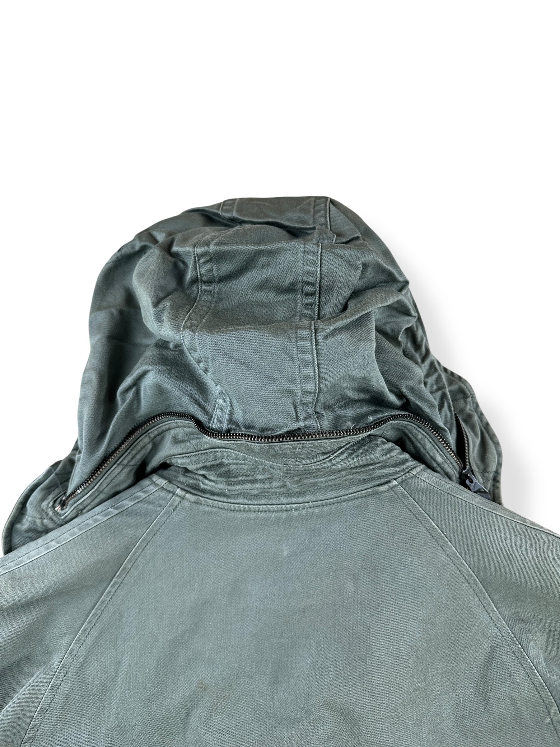 Unfolded Hood on Vintage 50s Era MIL-J-4883A USAF Field Jacket SZ M