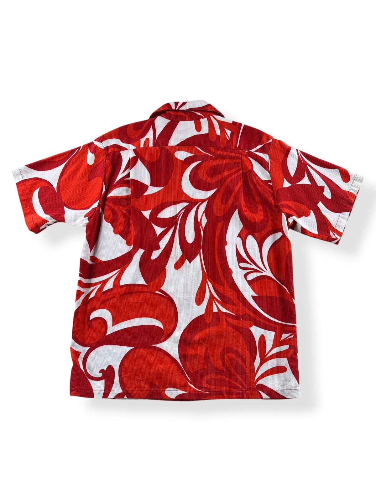 Back of Vintage 1960s Kaikamahine Aloha Shirt SZ M