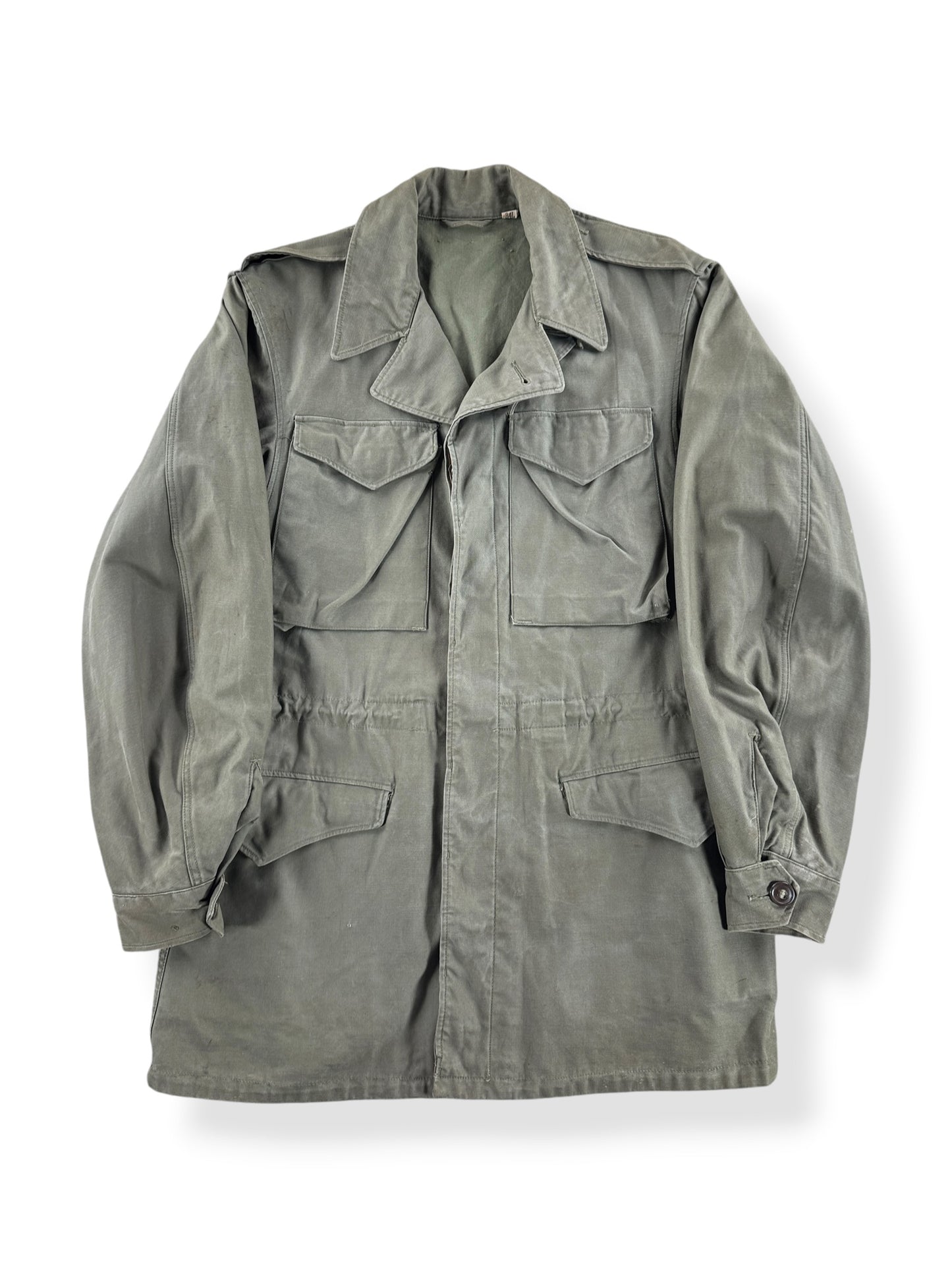 Front of Vintage M-1941 Military Field Jacket SZ 34L
