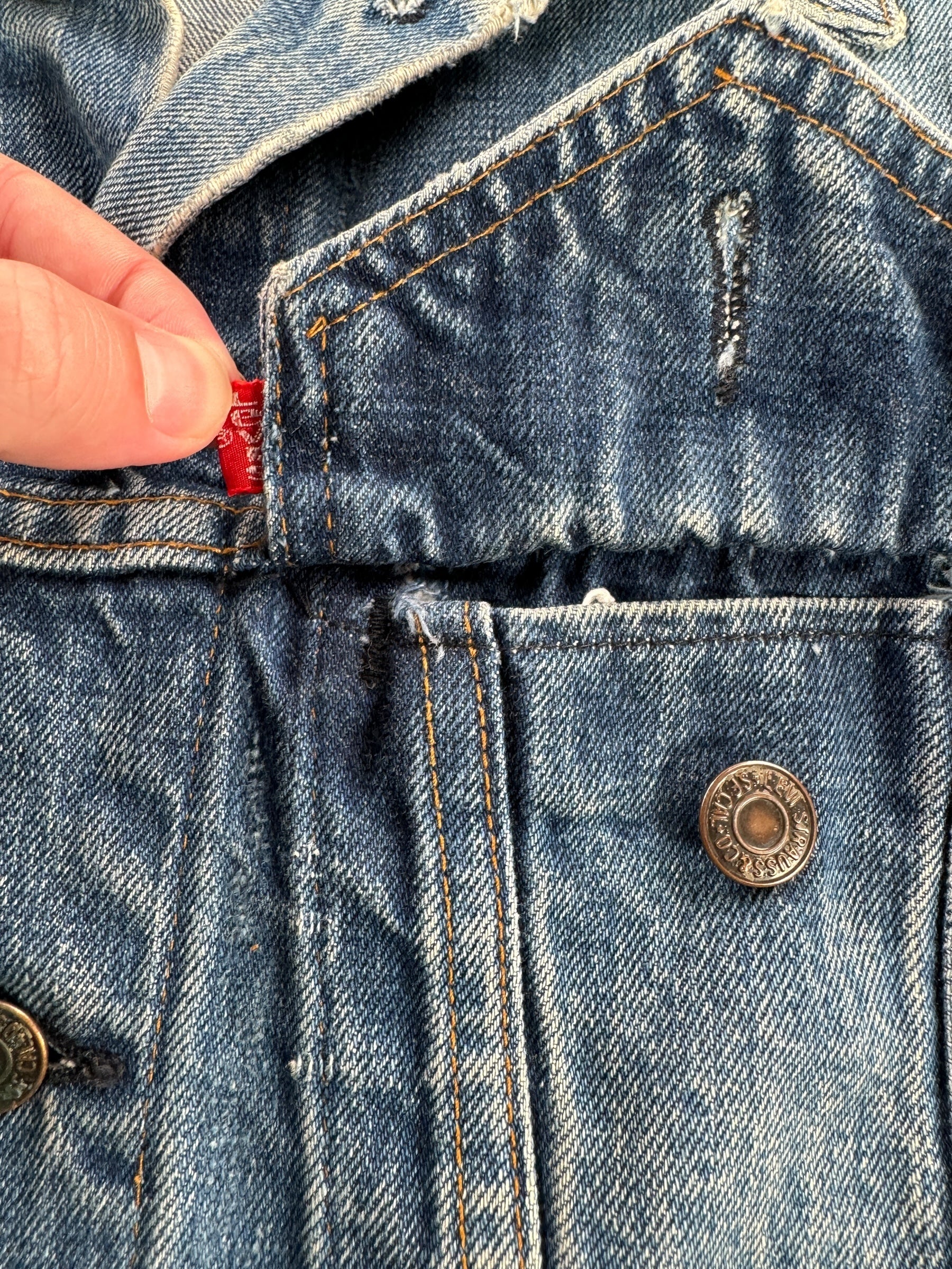 Vintage Levi's Type 3 Jacket SZ 42 – The Barn Owl Vintage Goods