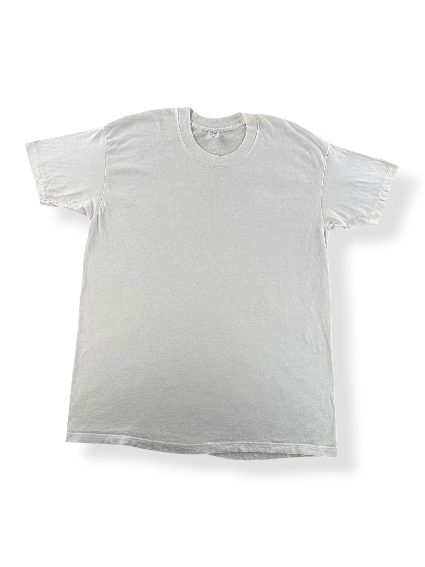 Front of Vintage Hanes Blank White Tee SZ XL (Fits L)