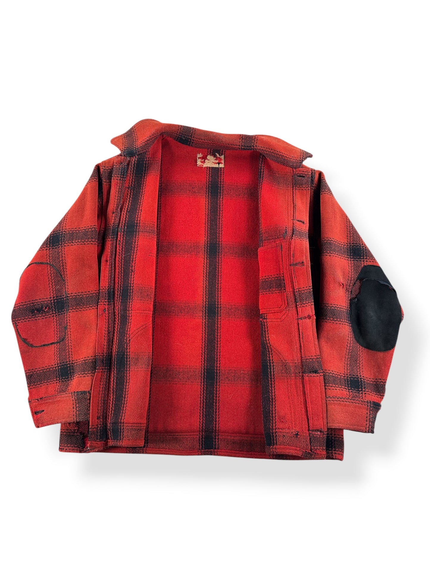Inside of Vintage 50s Era Filson 75% Red Hunter Jacket SZ L