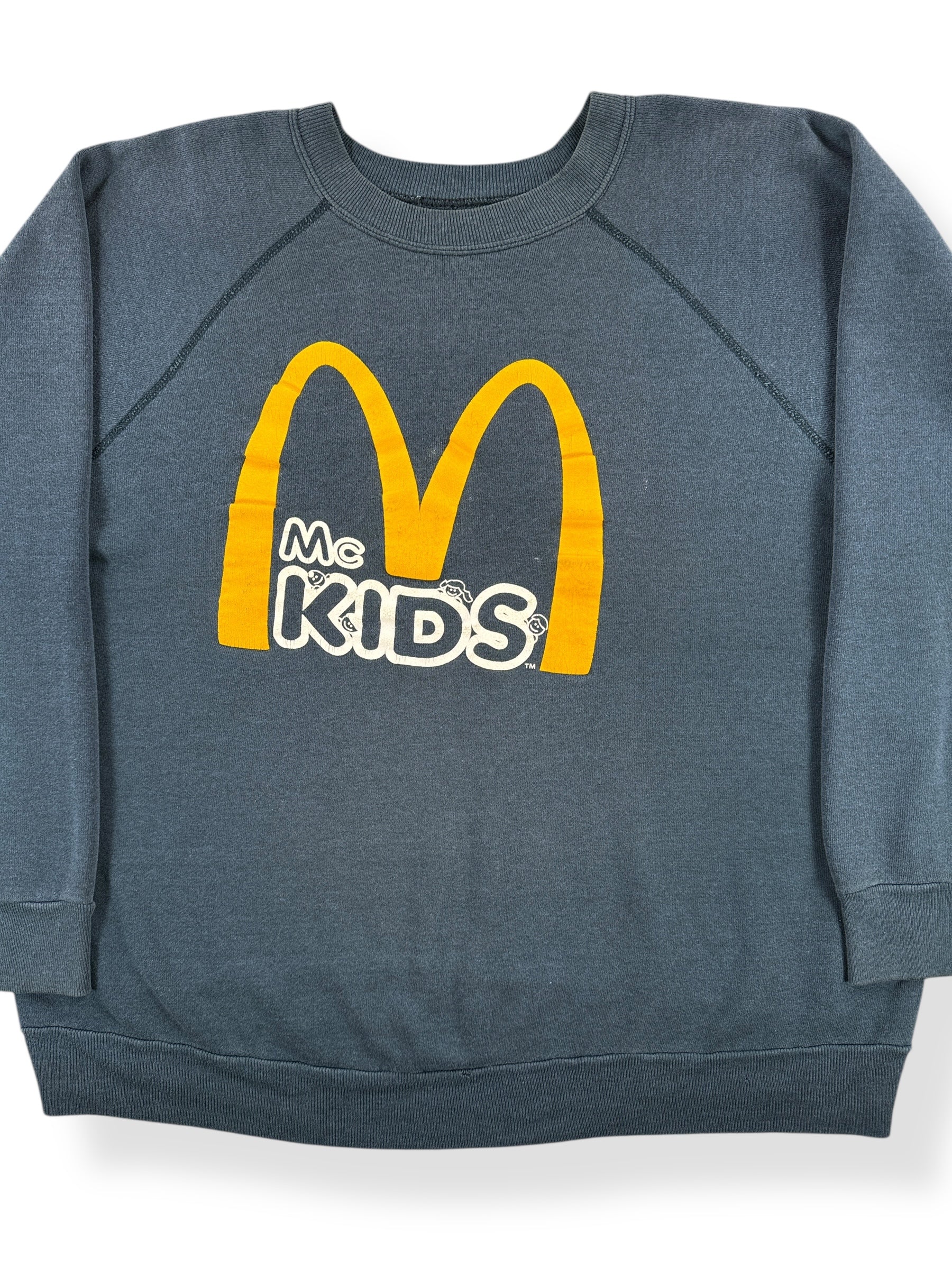 Front Close Up of Vintage McKids Crewneck SZ XL