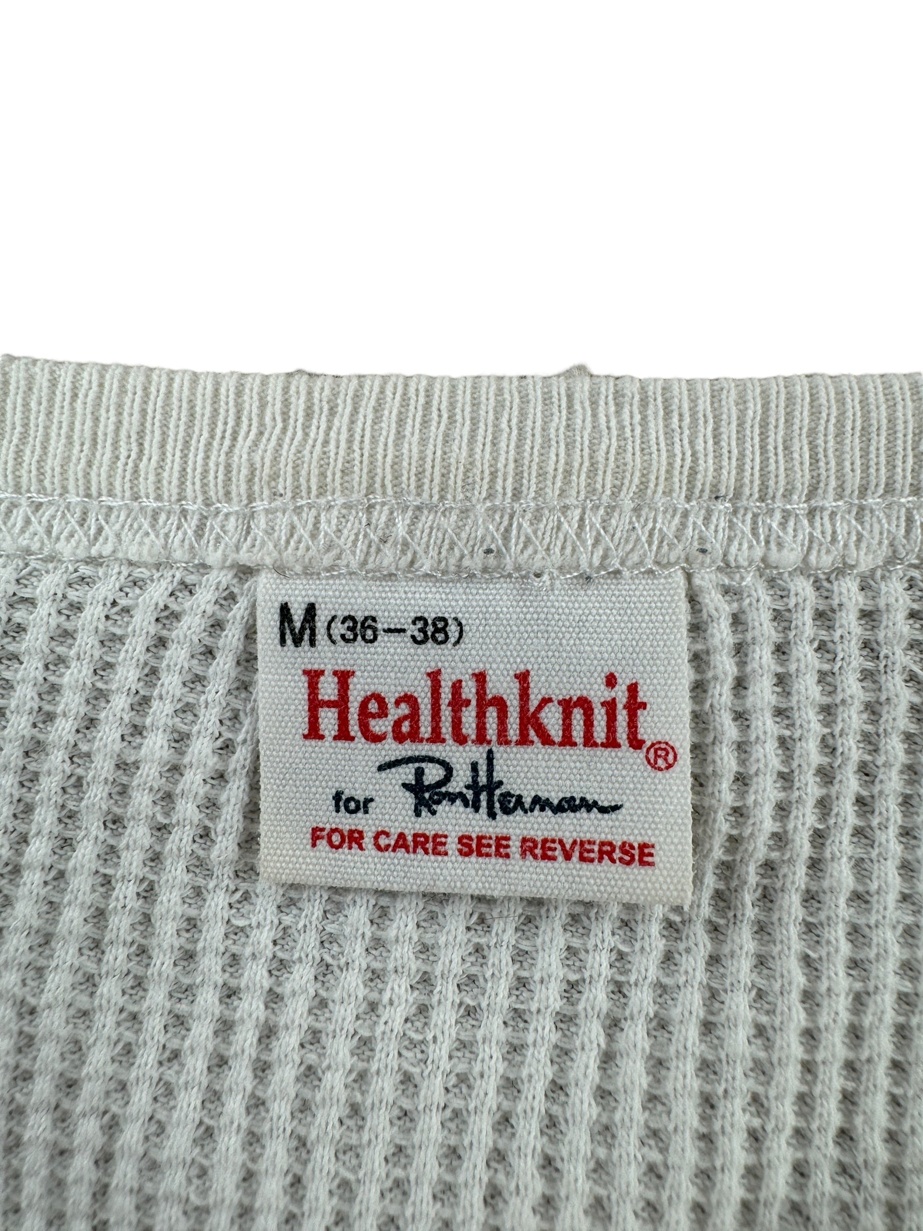 Tag on Vintage Healthknit Shortsleeve Thermal Top SZ L