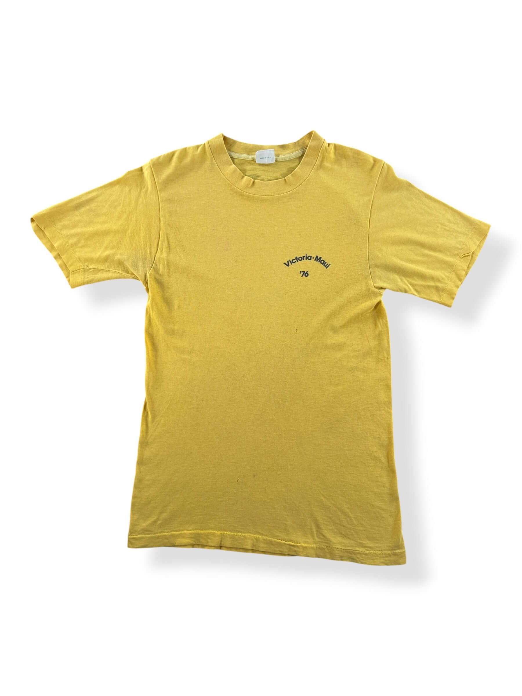 Front of Vintage Victoria-Maui '76 Tee SZ S (Fits XS)