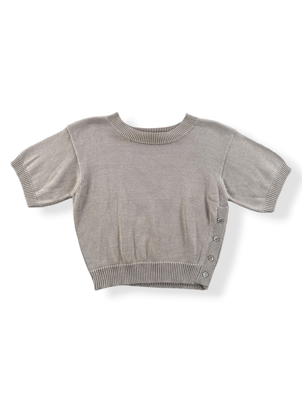 Front of Vintage Calvin Klein Cropped Cotton Sweater SZ S