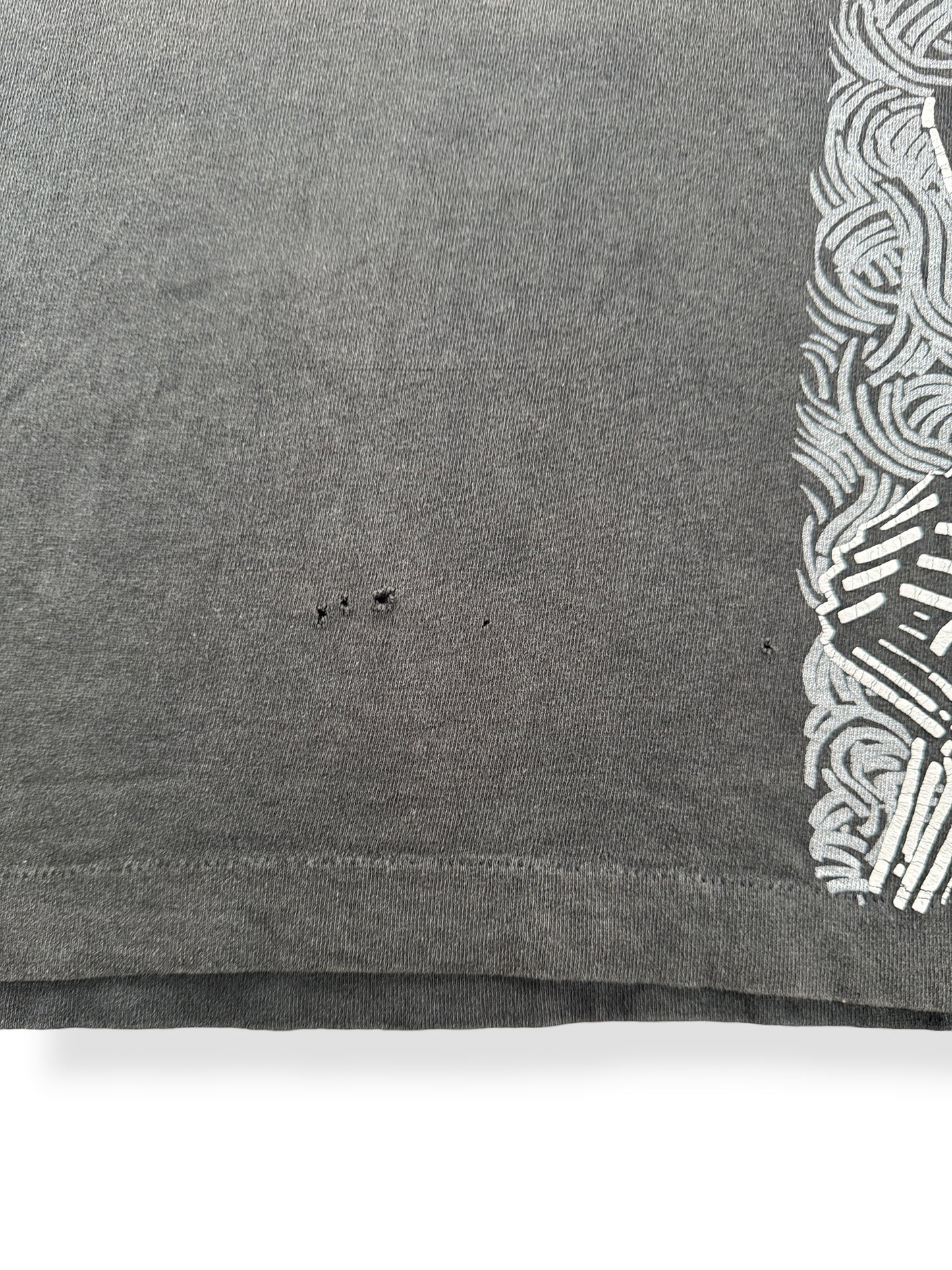 Holes on Vintage 80’s Test Print Carl Smool Art Tee SZ XL