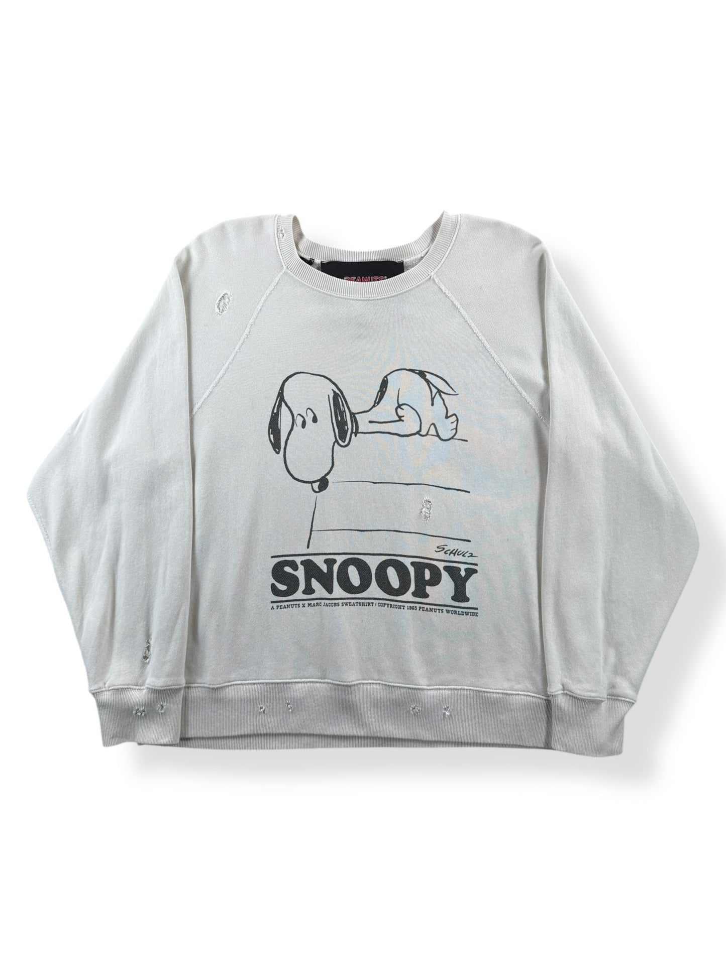 Front of Repro Marc Jacob's x Snoopy Peanuts Sweatshirt SZ M