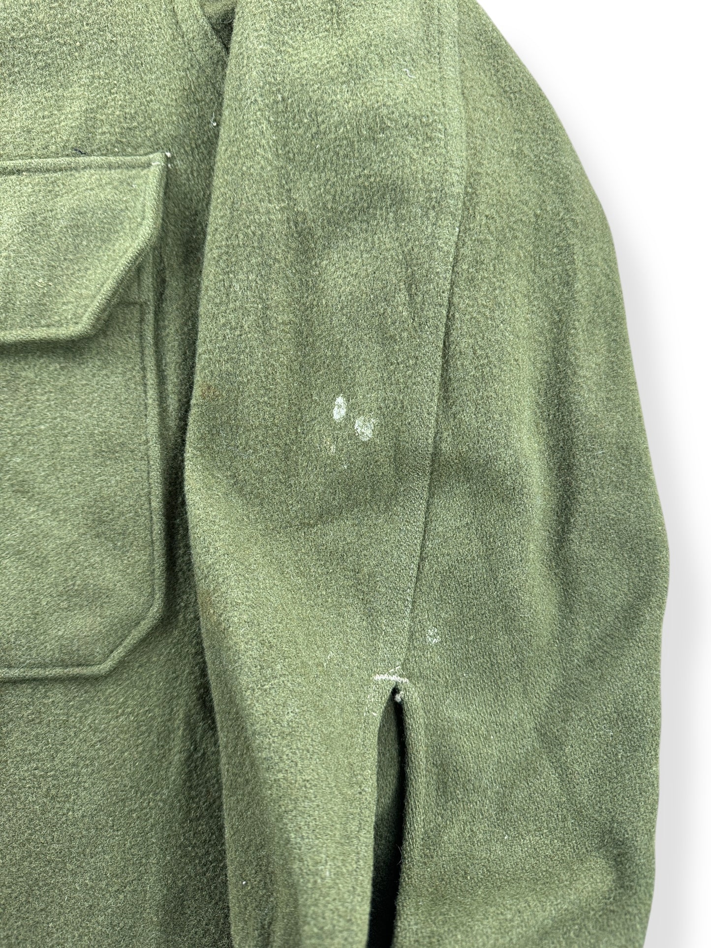 Stains on Vintage Customized Korean War Wool Top SZ L
