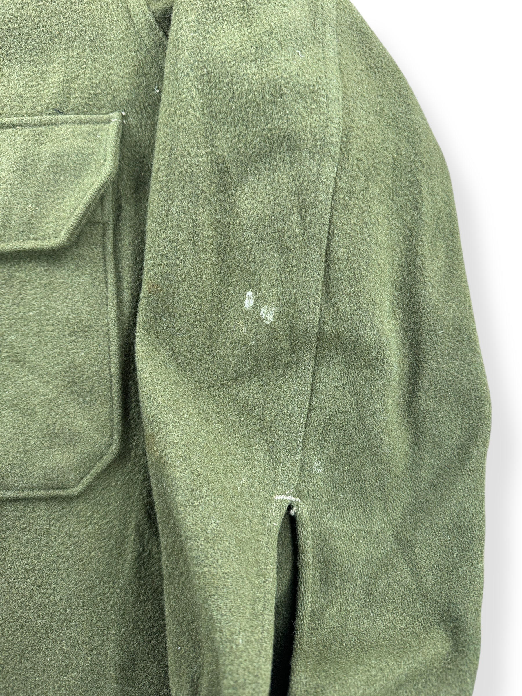Stains on Vintage Customized Korean War Wool Top SZ L