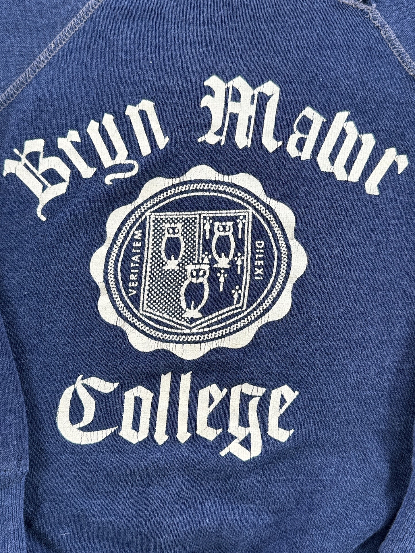 Front graphic on Vintage Kids Bryn Mawr College Crewneck - AS IS