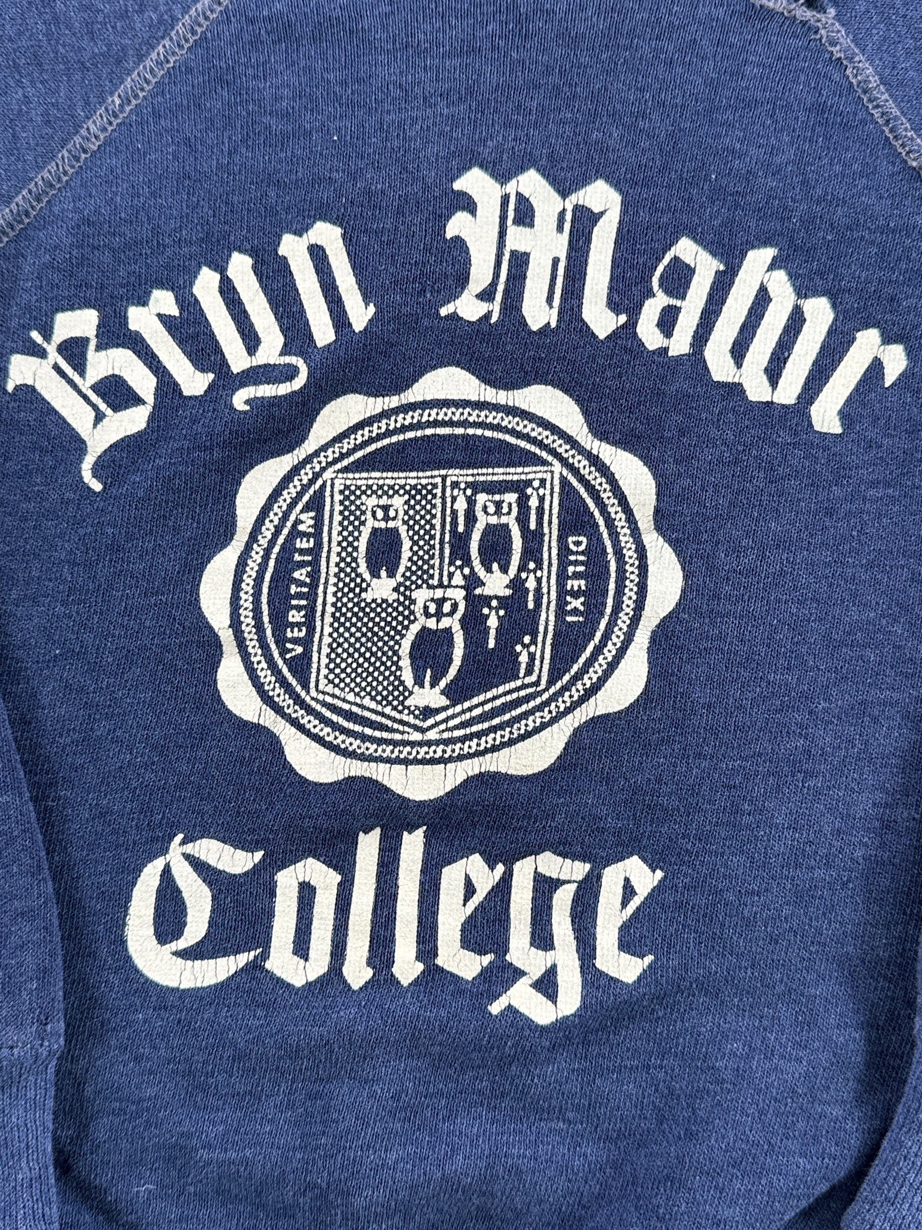 Front graphic on Vintage Kids Bryn Mawr College Crewneck - AS IS