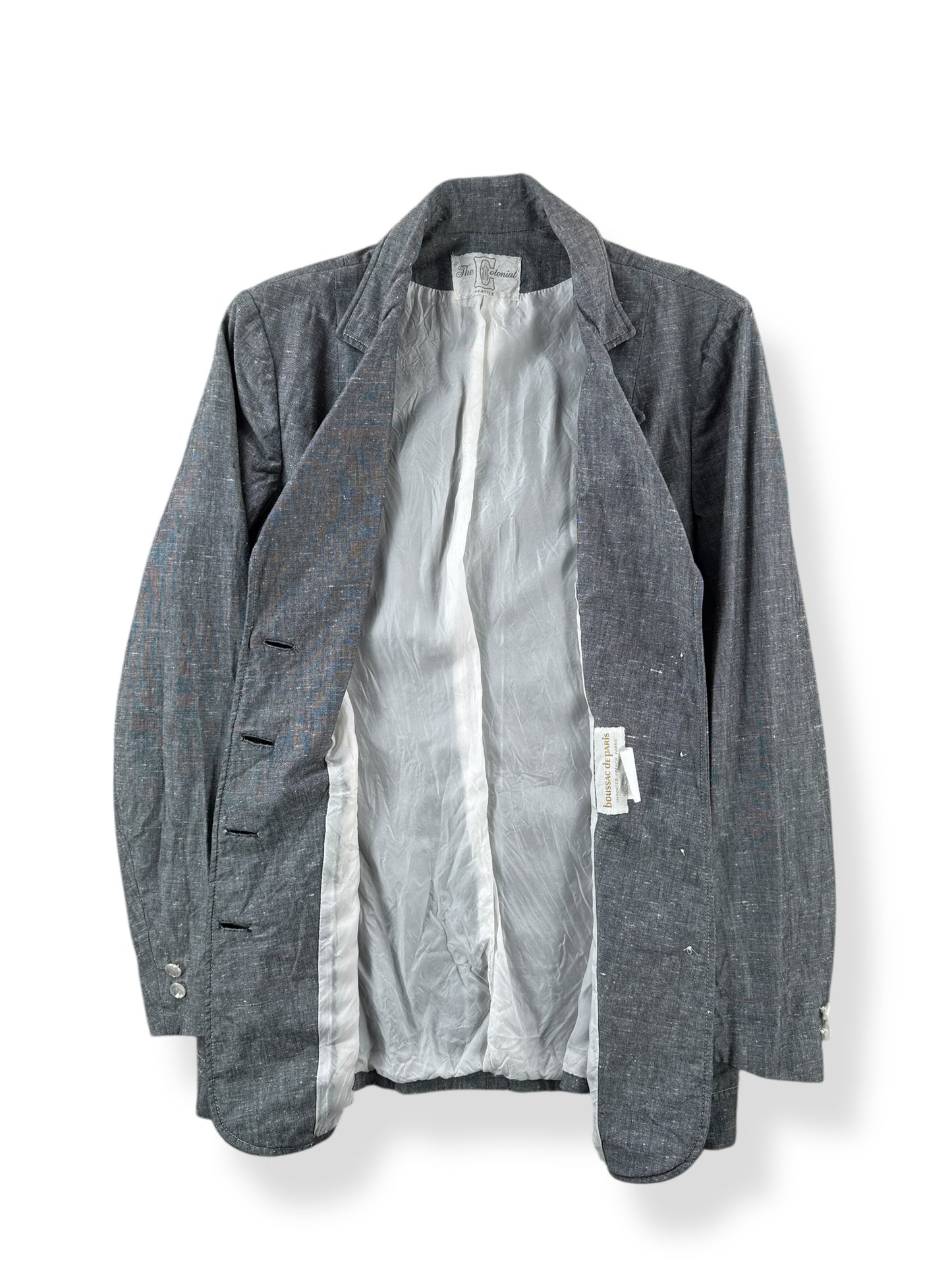 Open of Vintage 60s Silk Blend Blazer SZ S