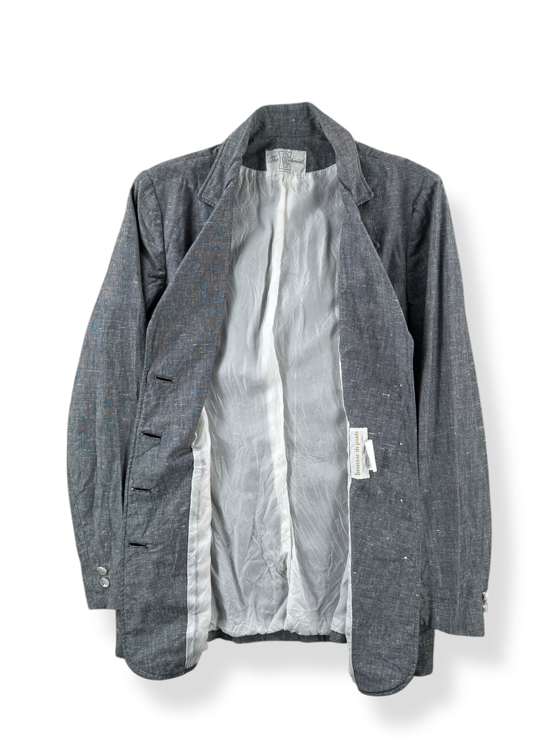 Open of Vintage 60s Silk Blend Blazer SZ S