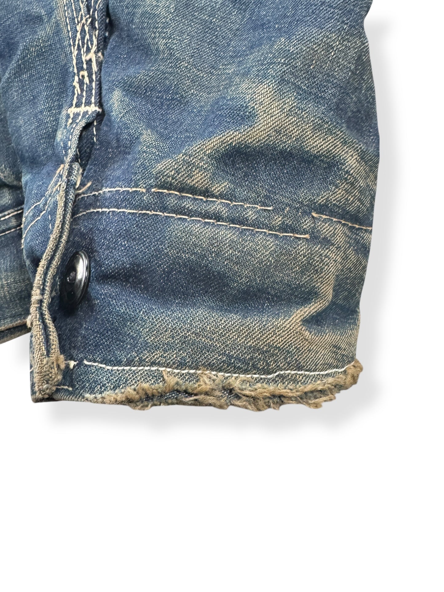 Repair on Vintage 70s Era Lee 191-LB Denim Jacket SZ 38