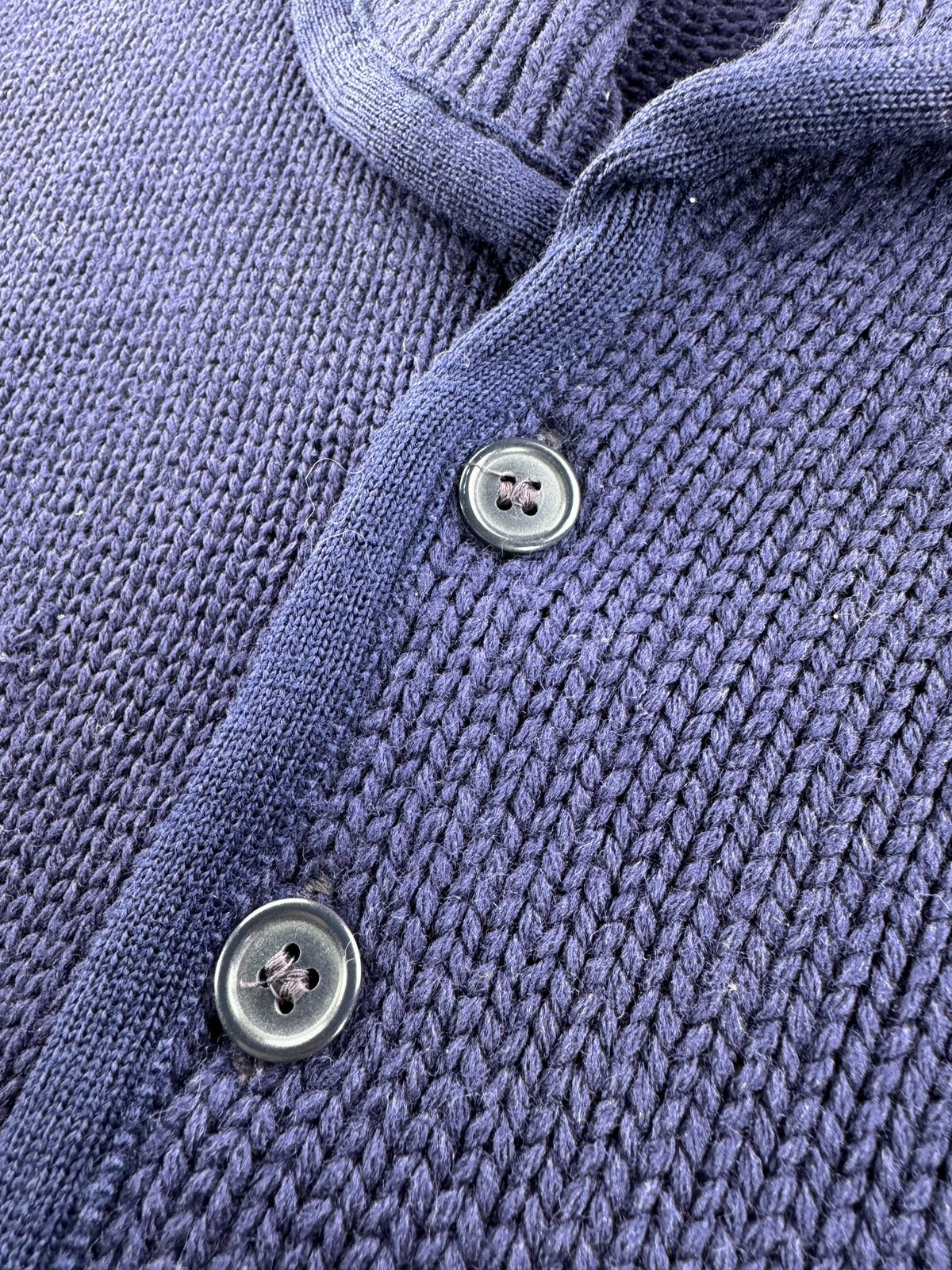 Button on Vintage LL Bean Script Era Cardigan SZ M