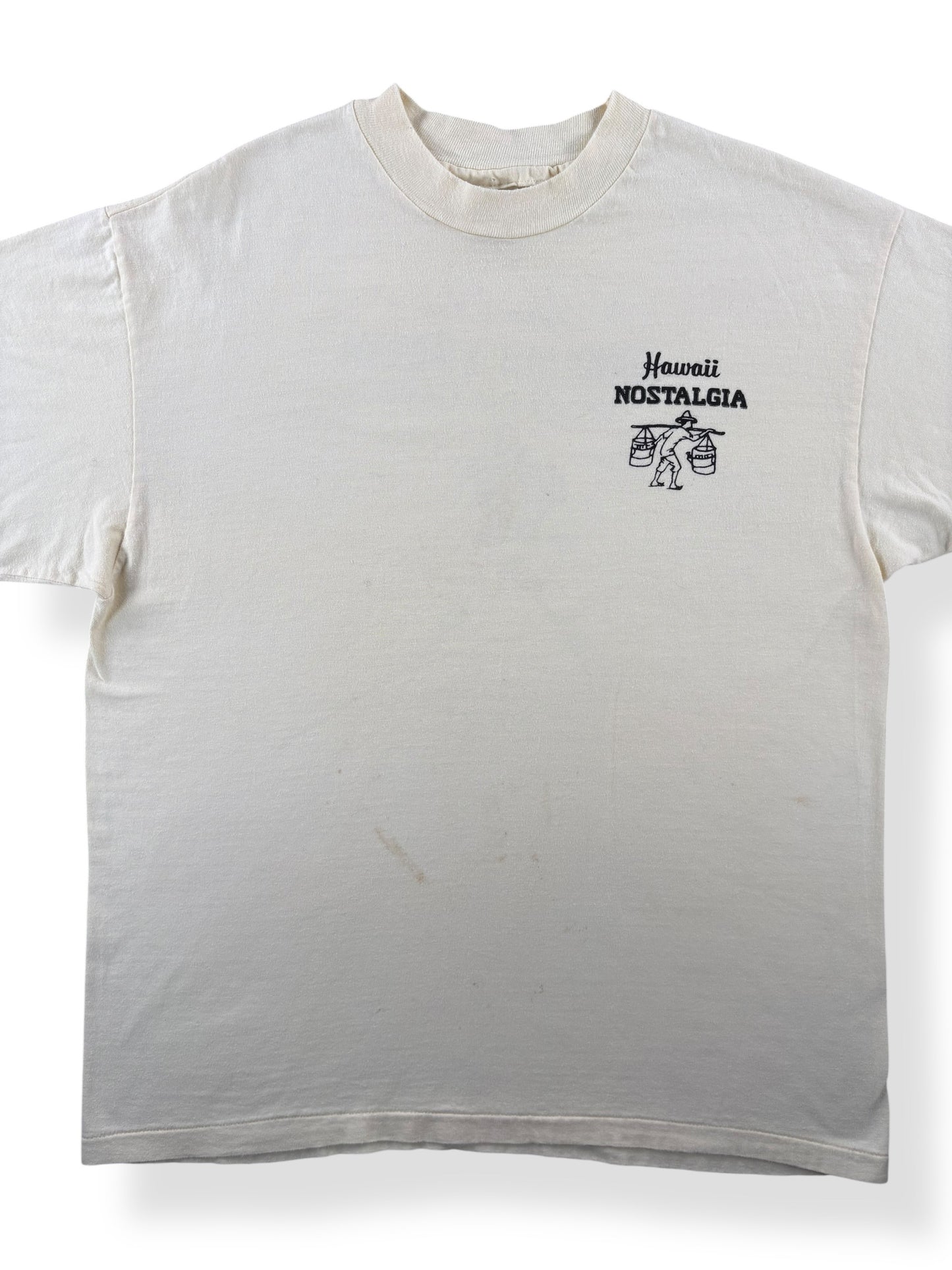 Front Close Up of Vintage Hawaii Nostalgia Turkey Day Game Tee SZ L (Fits M)