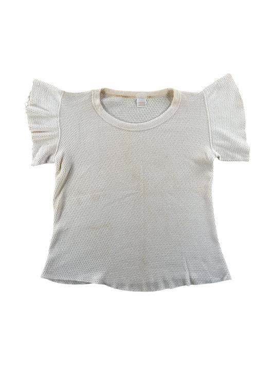 Front of Vintage Cutoff Thermal Shirt SZ M